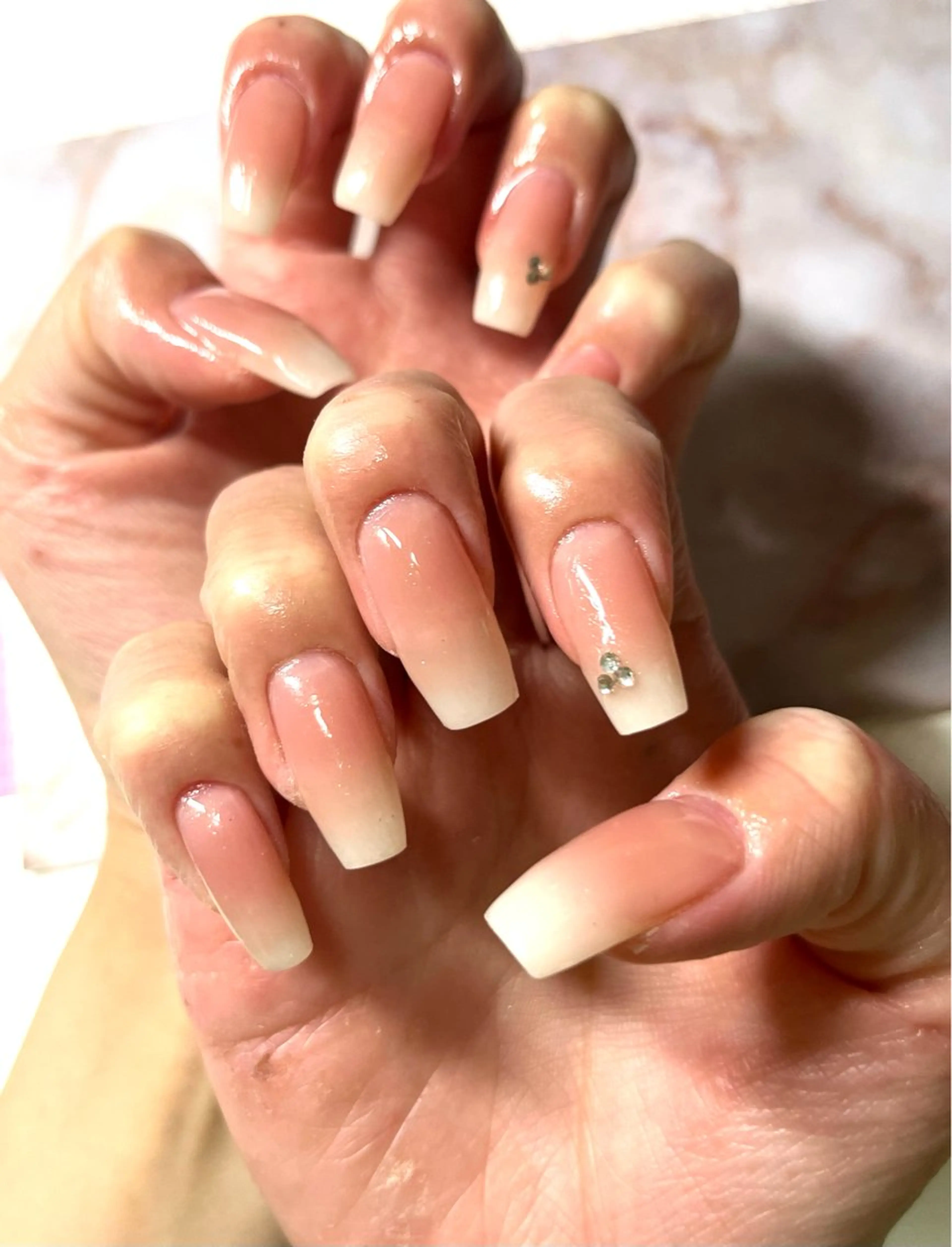 ネイル 長さ出し plaisir プレジールネイルのネイルデザイン