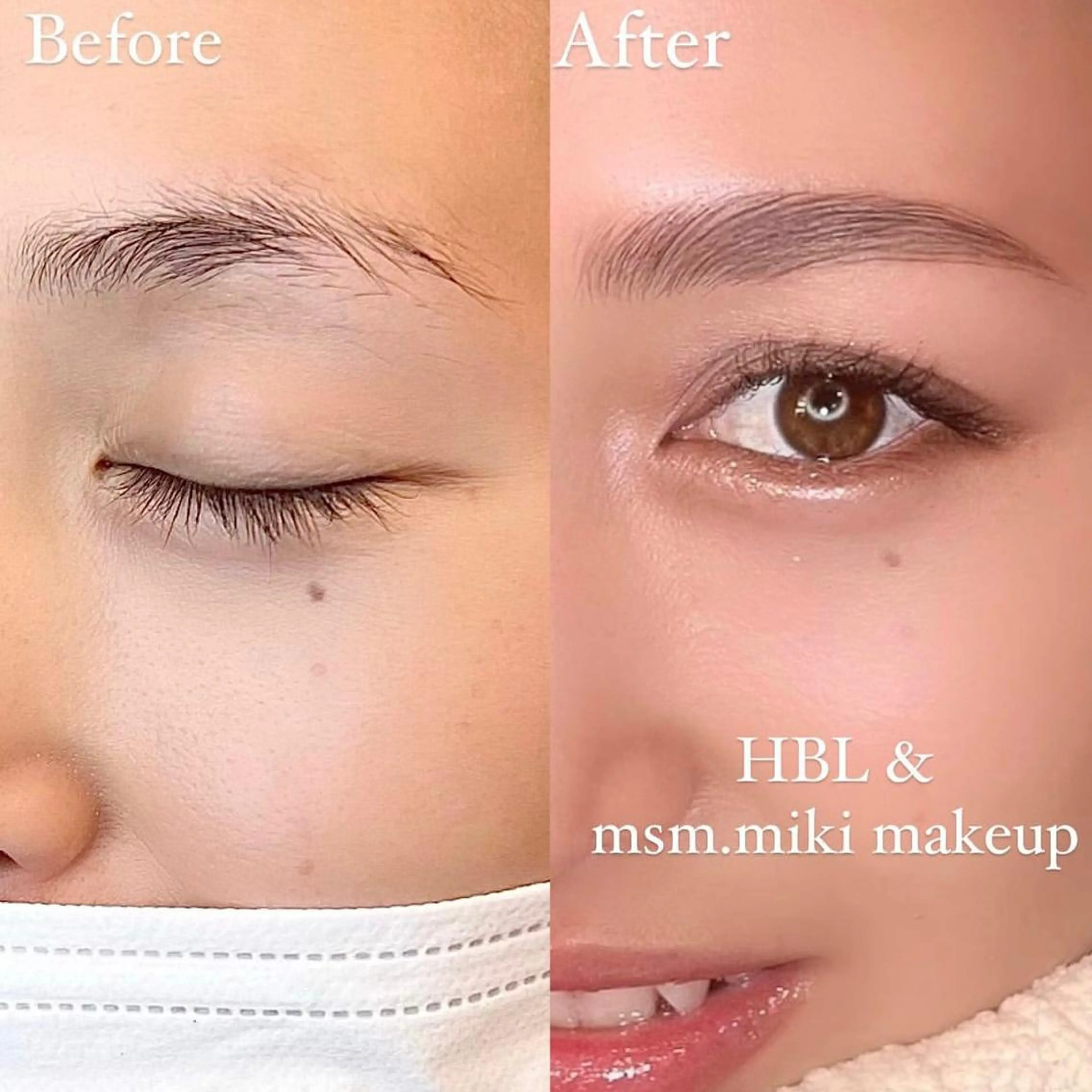 アイブロウ ネイル・まつ毛・眉毛 同時施術可能💅🏻のネイルデザイン