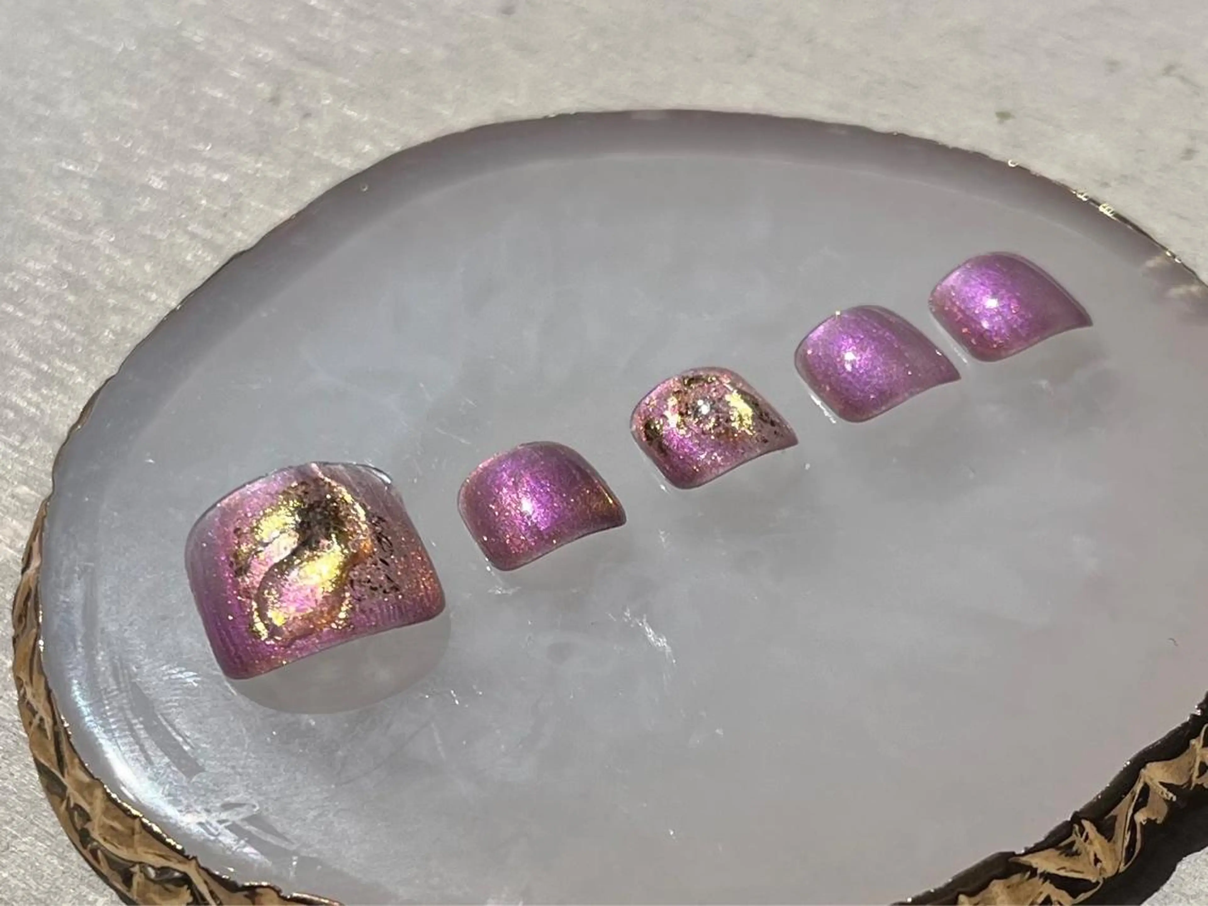 ネイル マグネットネイル ピンク Bibinail ☆namiのネイルデザイン