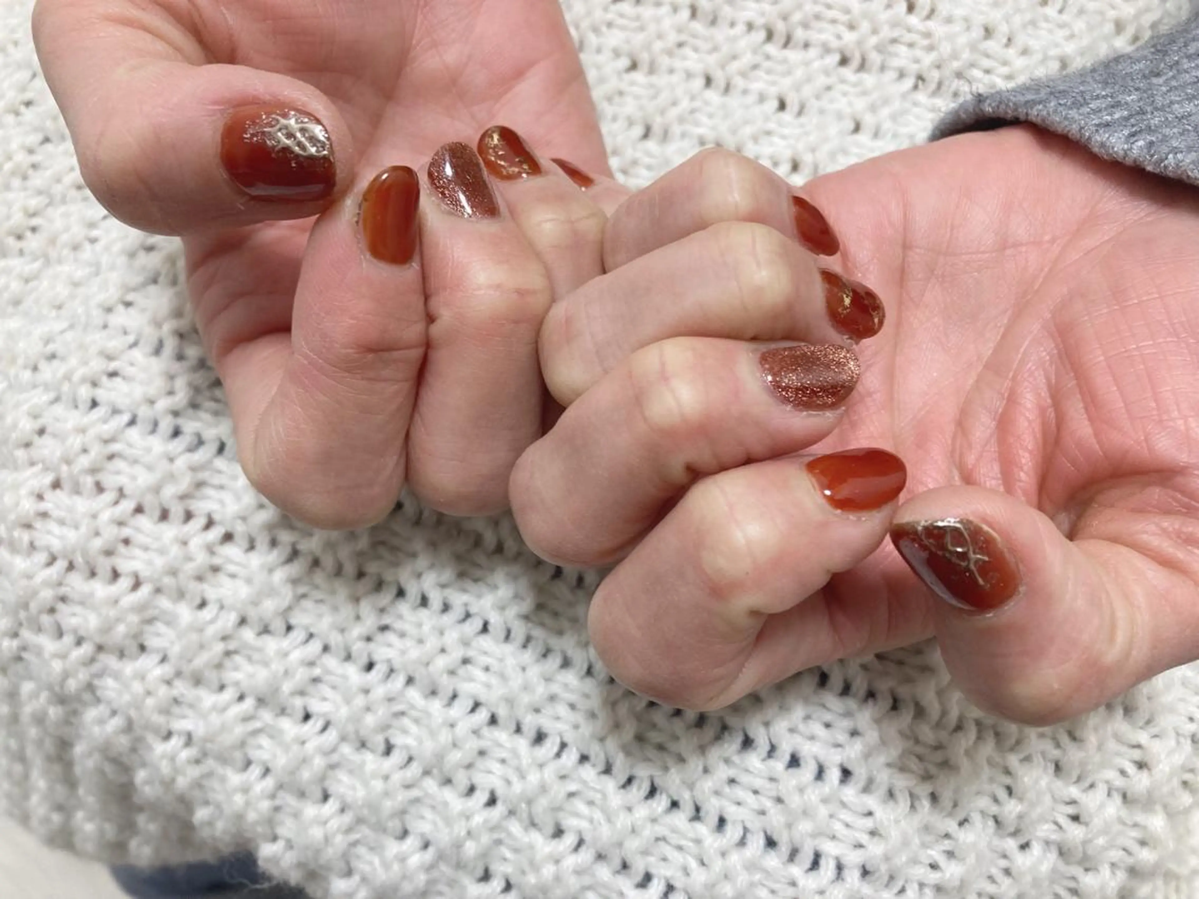 ネイル フットネイル ジェルネイル 韓国ネイル マグネットネイル ミラーネイル mogunail &blowのネイルデザイン