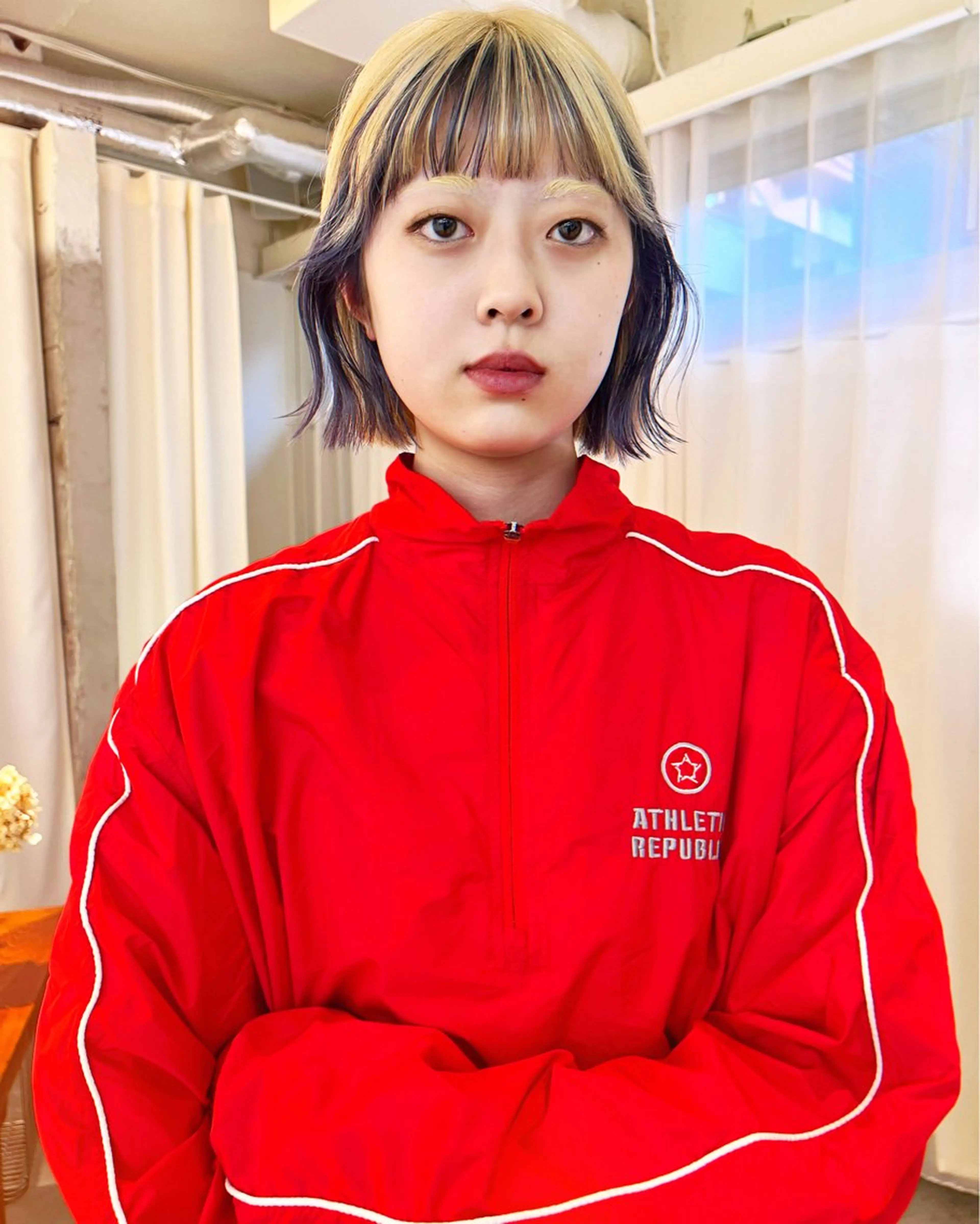 ミディアム カラー カット ヘアカラー haco＋所属・圧倒的デザイン力 店長🎨RENAのヘアスタイル