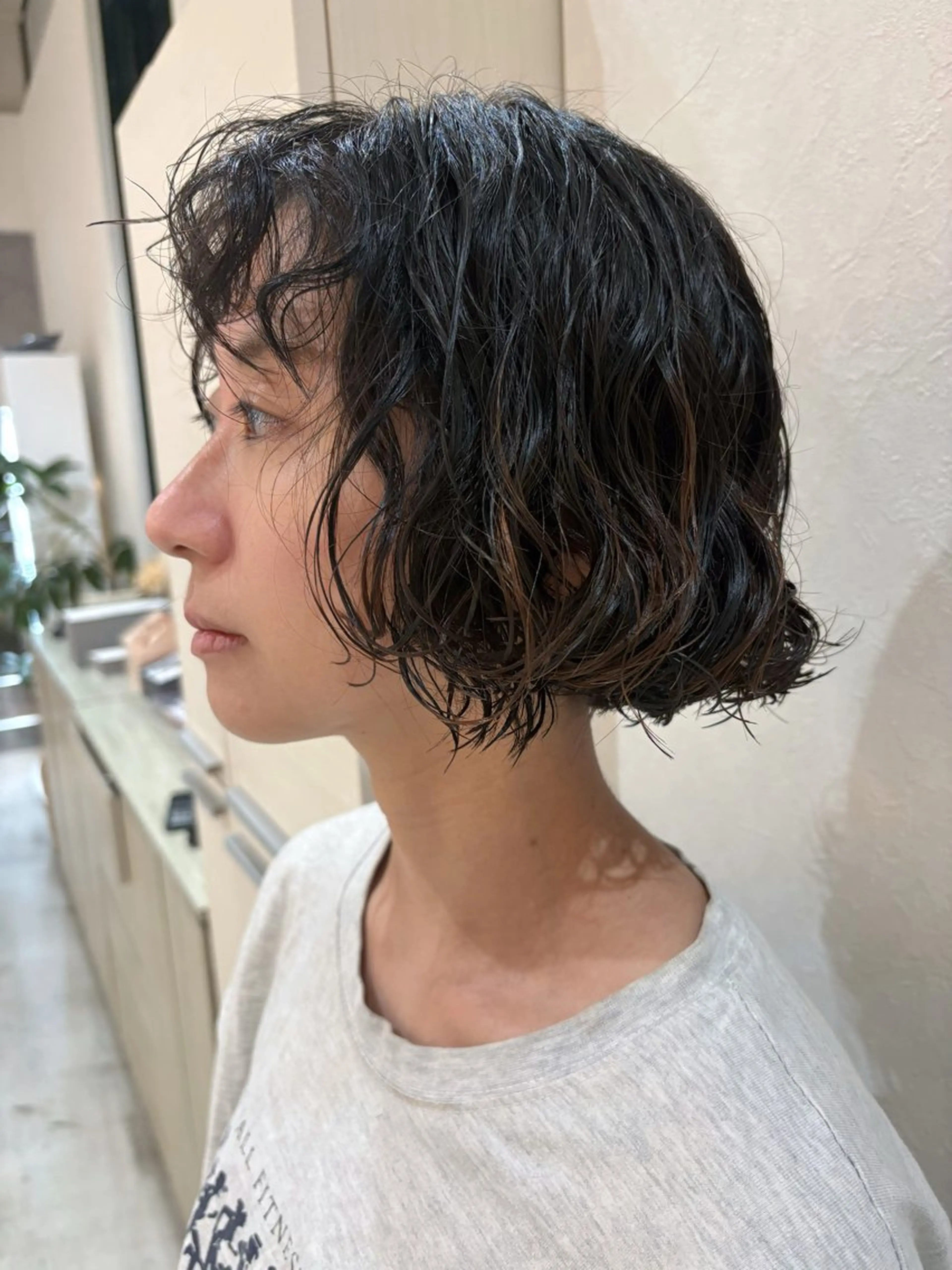 ショート パーマ カット パーマ balance.赤田 蒼空のヘアスタイル