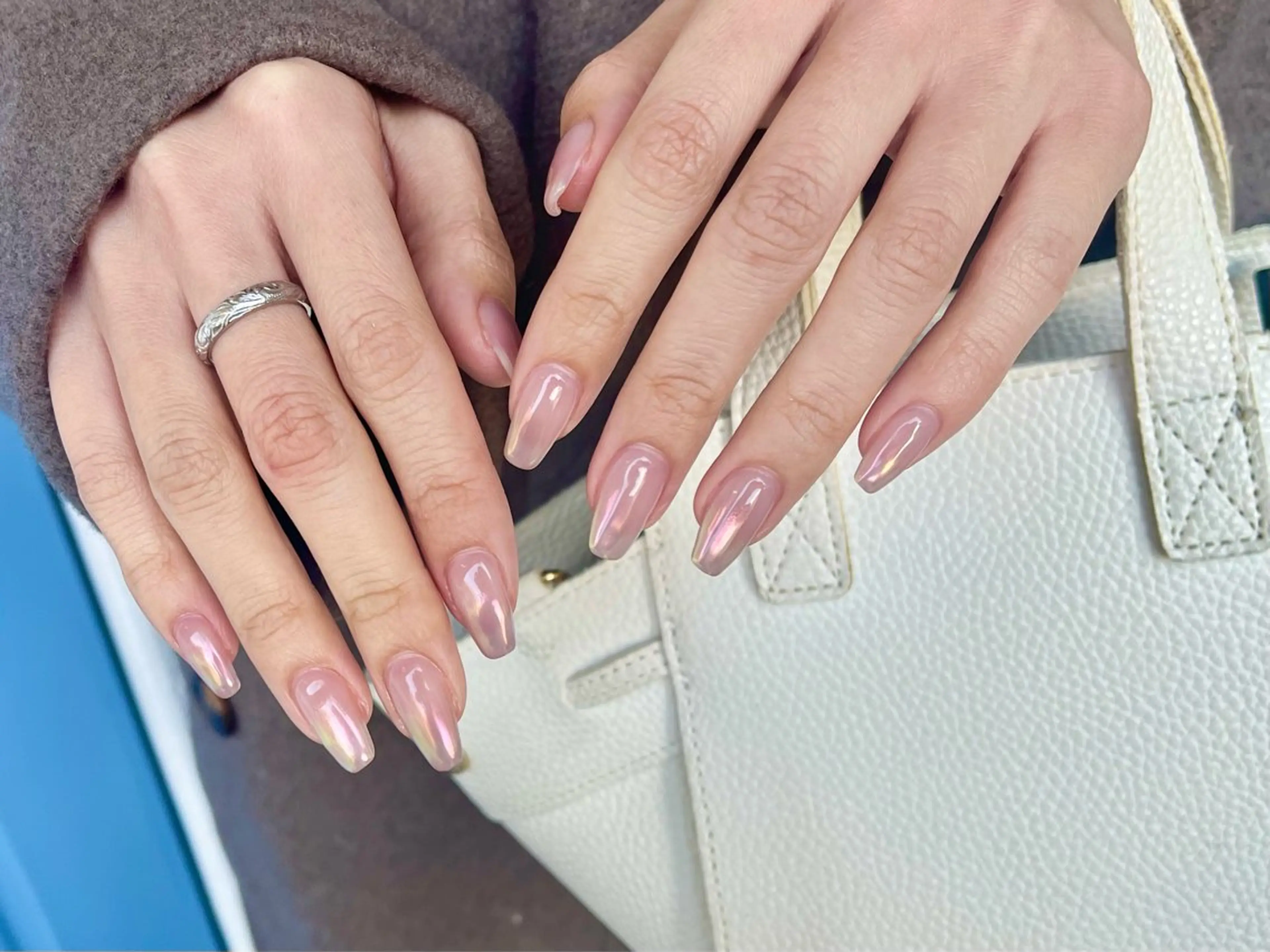 ネイル オーロラネイル フットネイル フレンチネイル ジェルネイル グラデーション ハンドネイル kiki nail たまプラーザのネイルデザイン