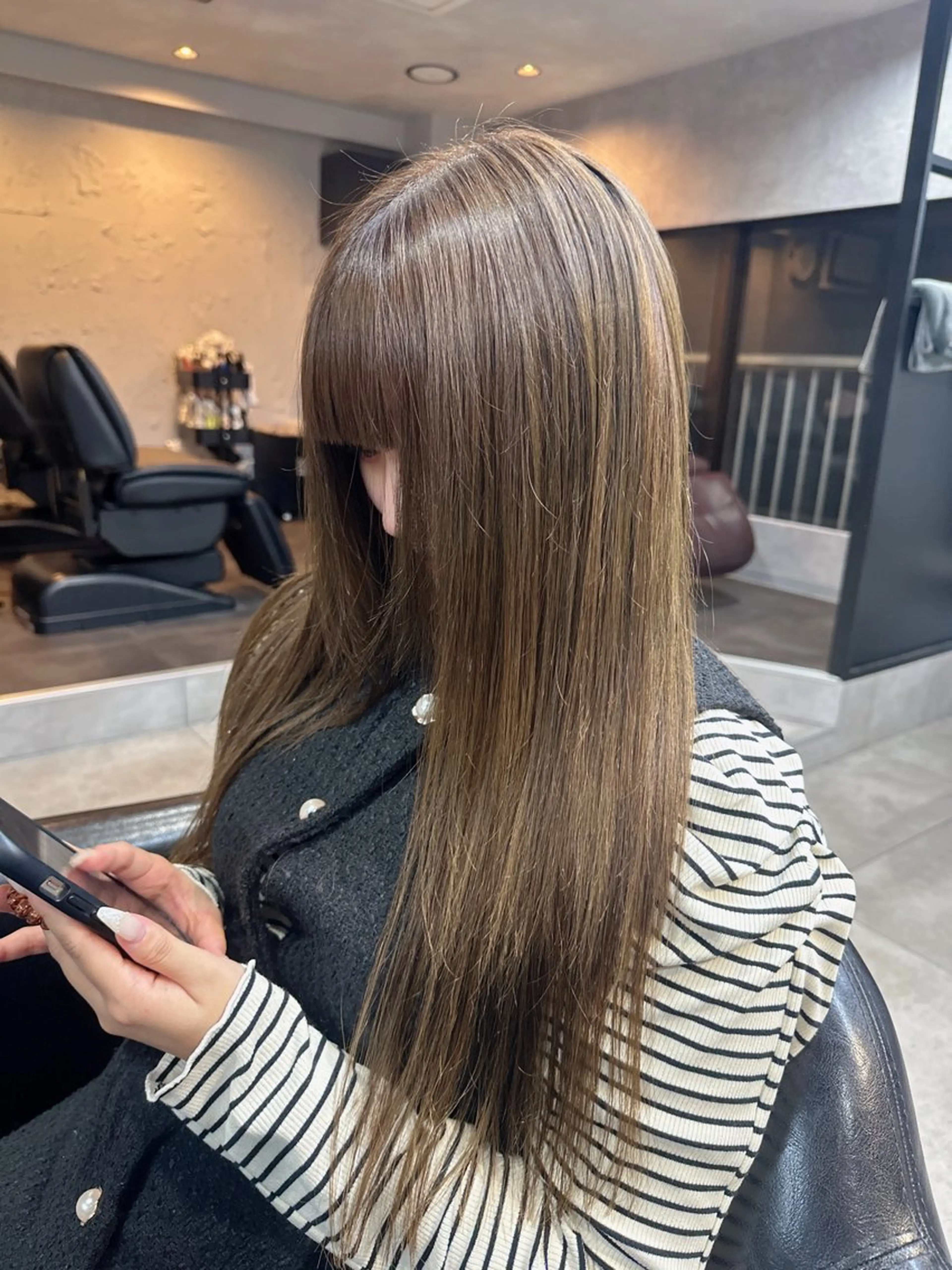 ロング ボブ エクステ 🪡プルエクステ🪡 カラエク評価◎ユウゴのヘアスタイル