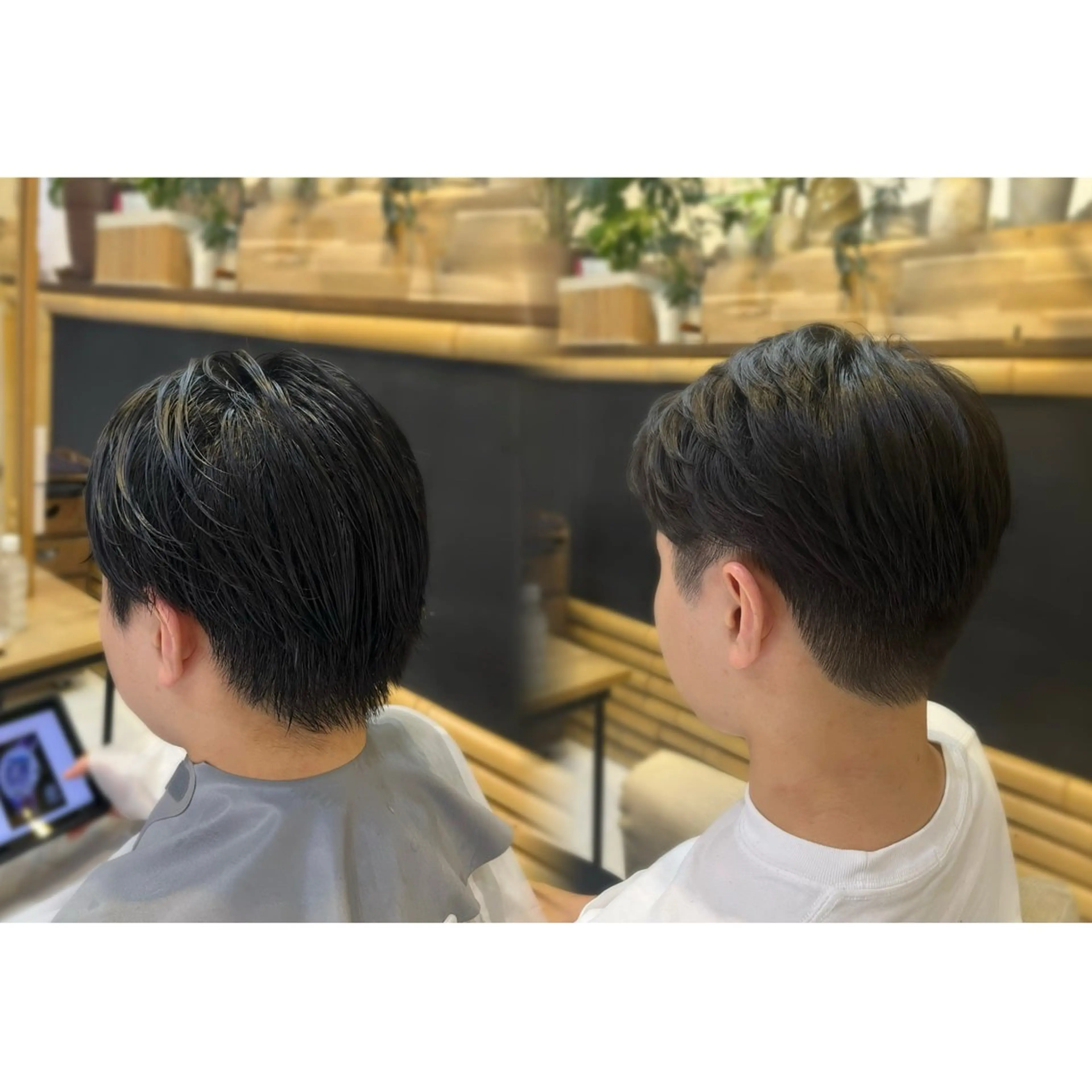パーマ メンズ カット たぐち はるなのヘアスタイル