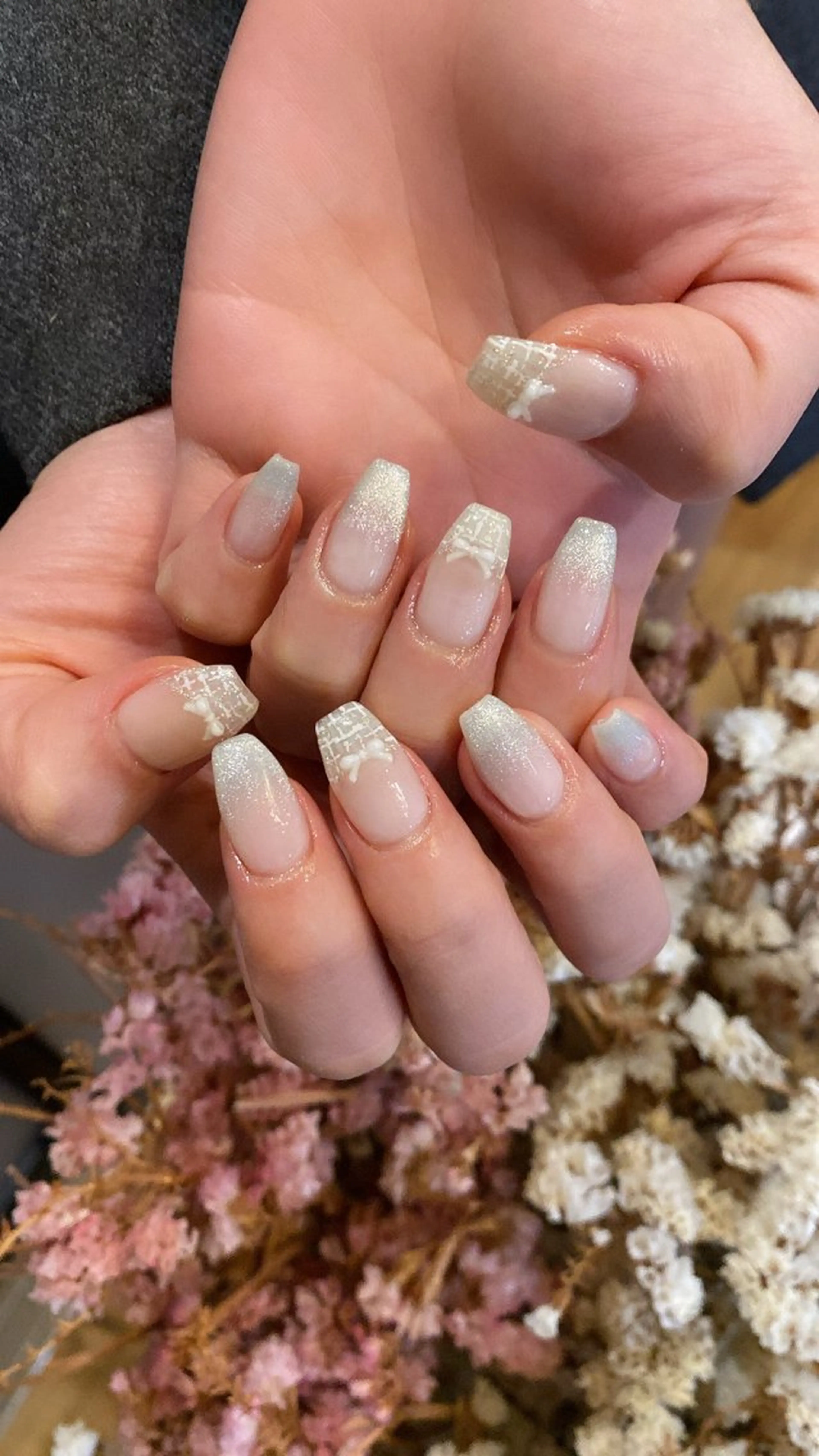 ネイル ハンドネイル crystal ⭐︎ colorのネイルデザイン