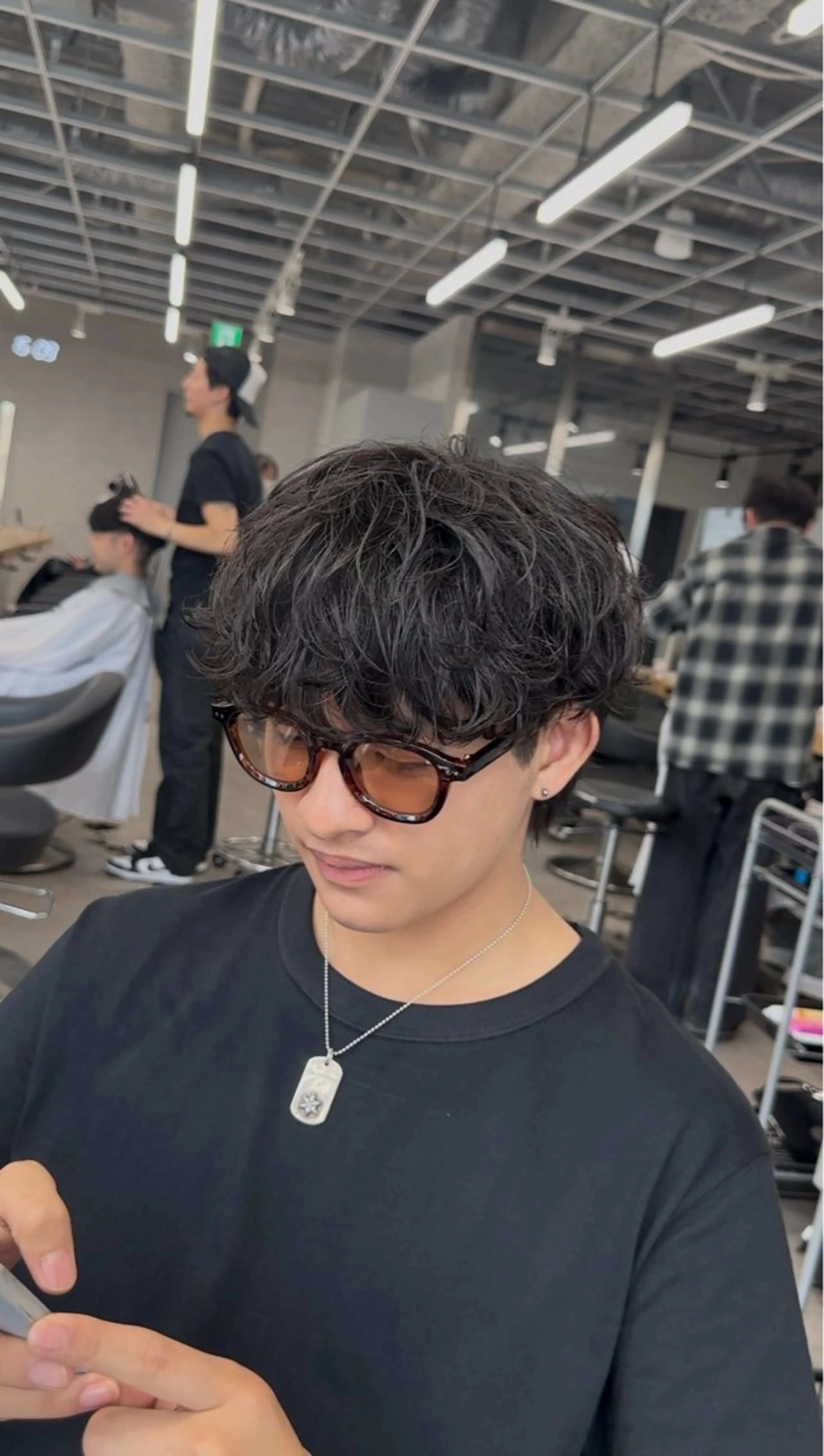 パーマ メンズ カット パーマ メンズパーマ全般/ 似合わせ/ジョウのヘアスタイル