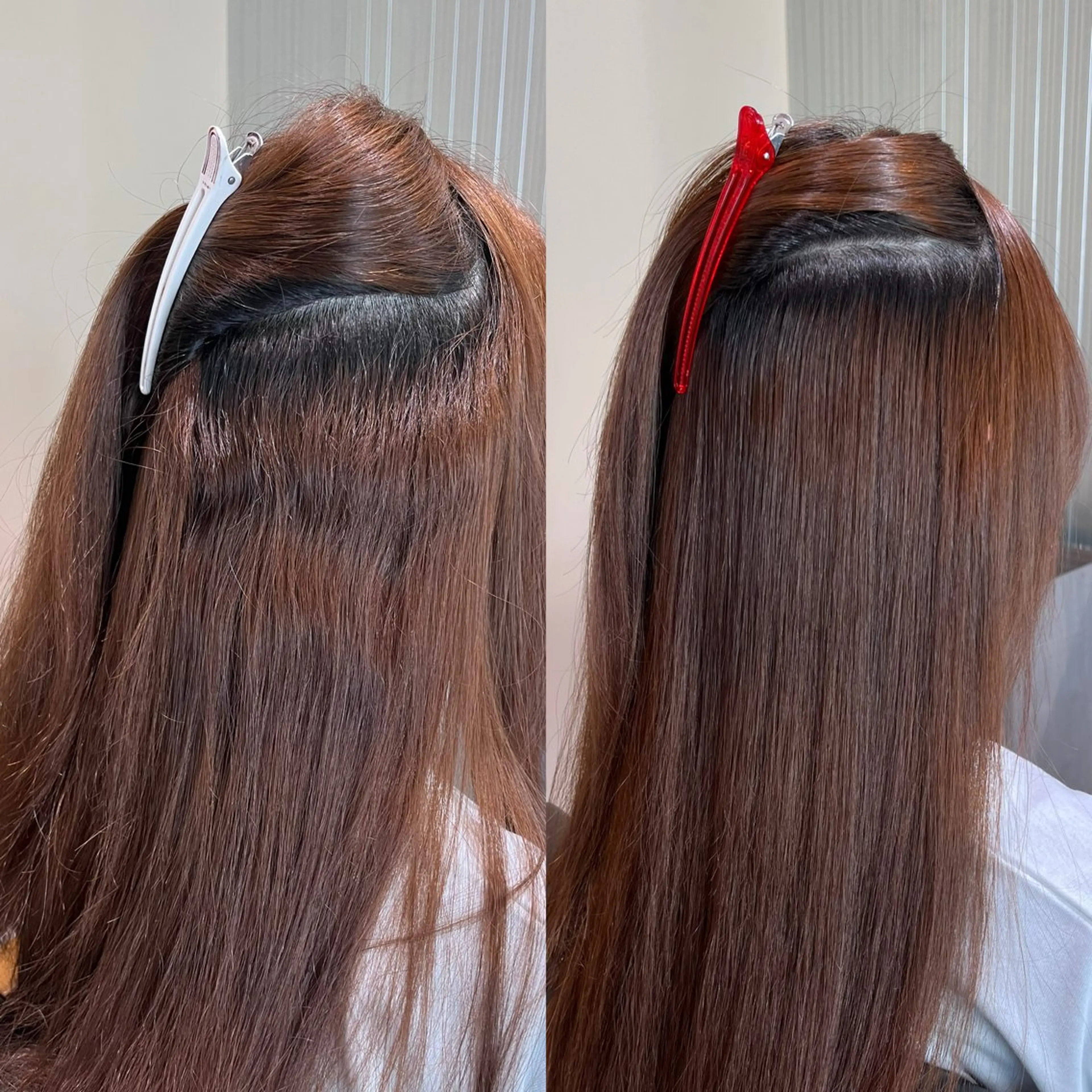 セミロング パーマ 髪質改善 ストレートパーマ 髪質改善特化KIZU /艶髪研究（京都）のヘアスタイル