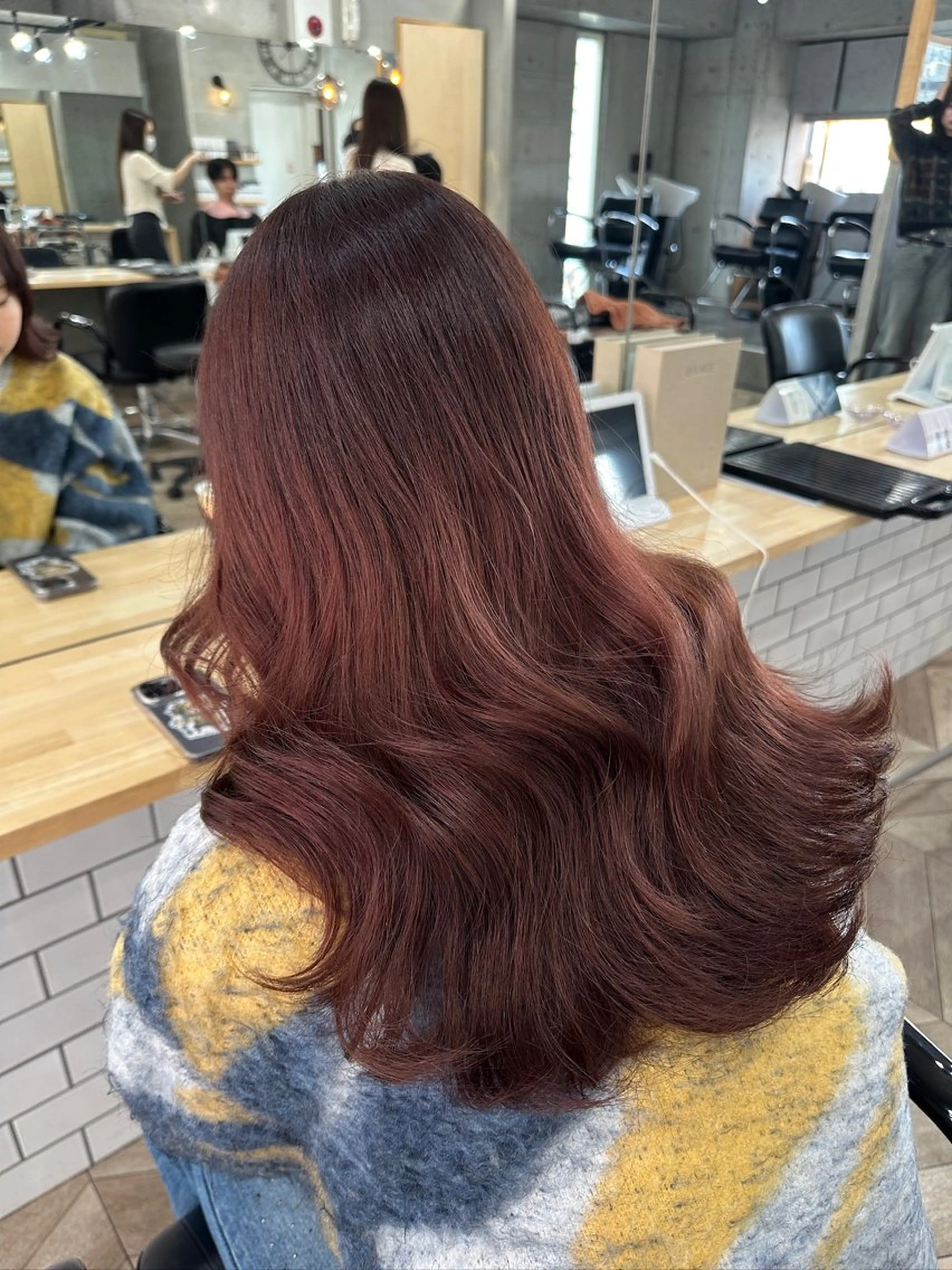 ロング カット ヘアカラー Angelica 内海 遥奈のヘアスタイル