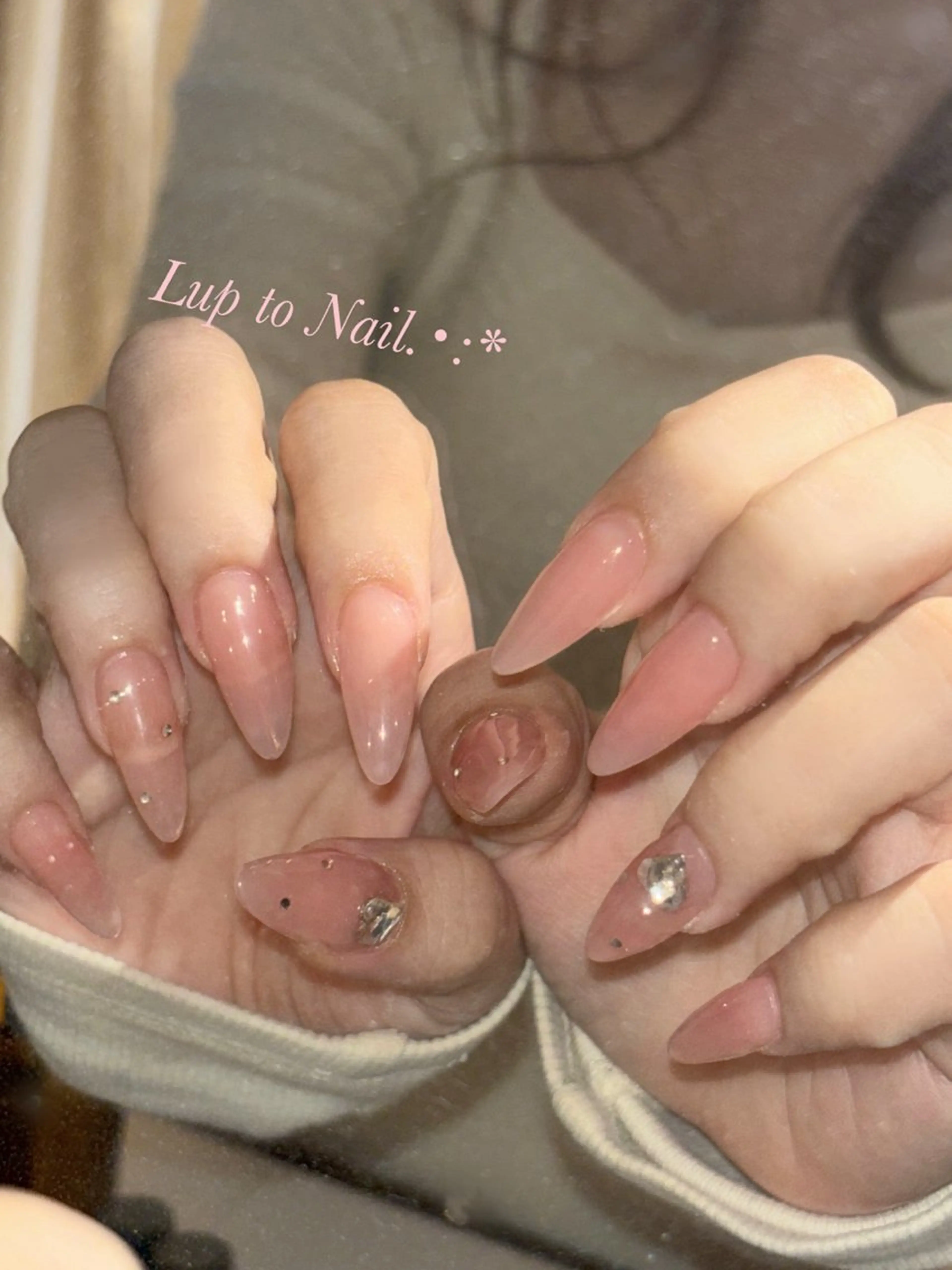 ネイル 春ネイル Lupto　Nail 【リップトゥネイル】のネイルデザイン