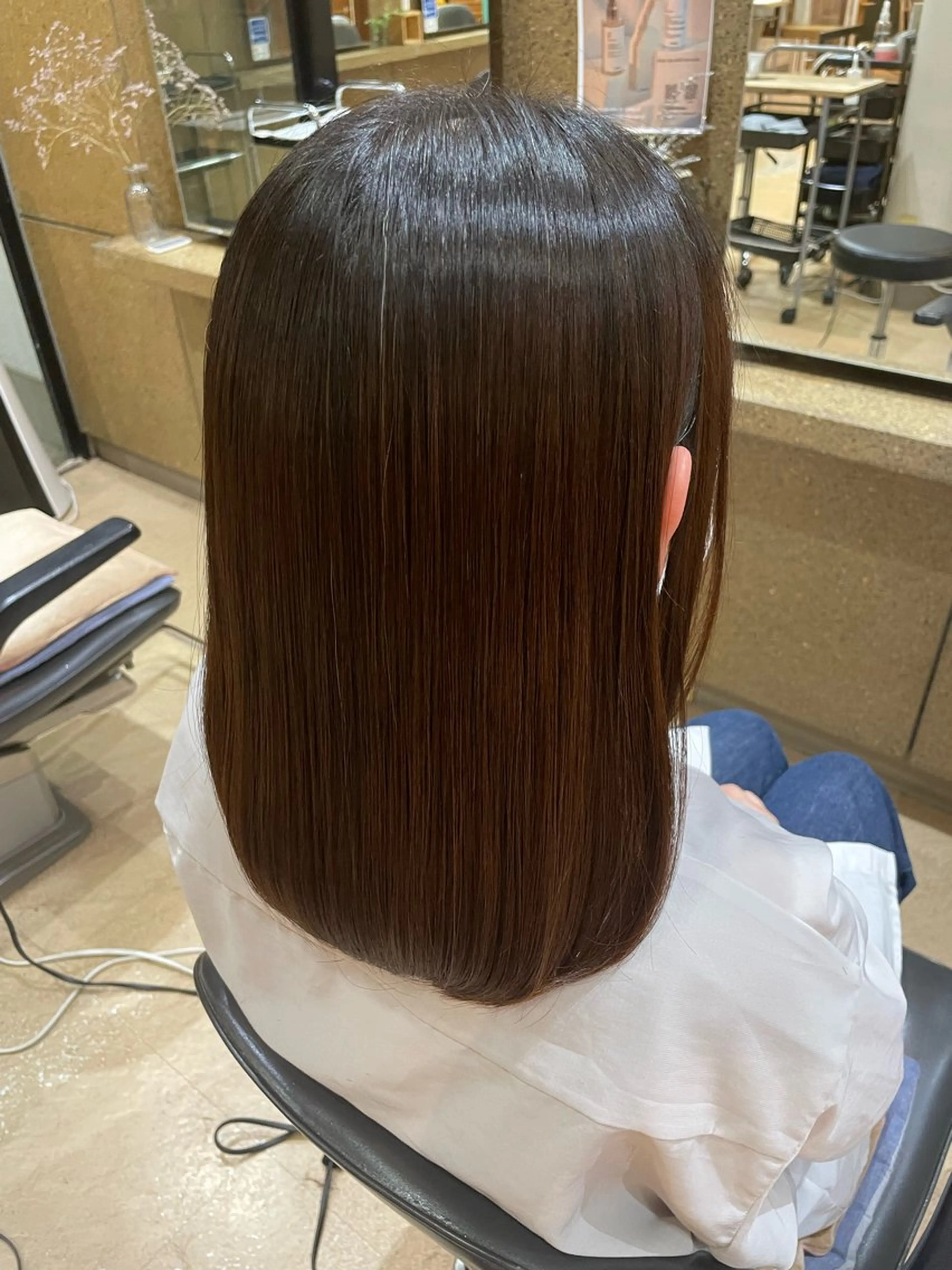 ミディアム カラー パーマ ヘアアレンジ 田中 俊貴のヘアスタイル