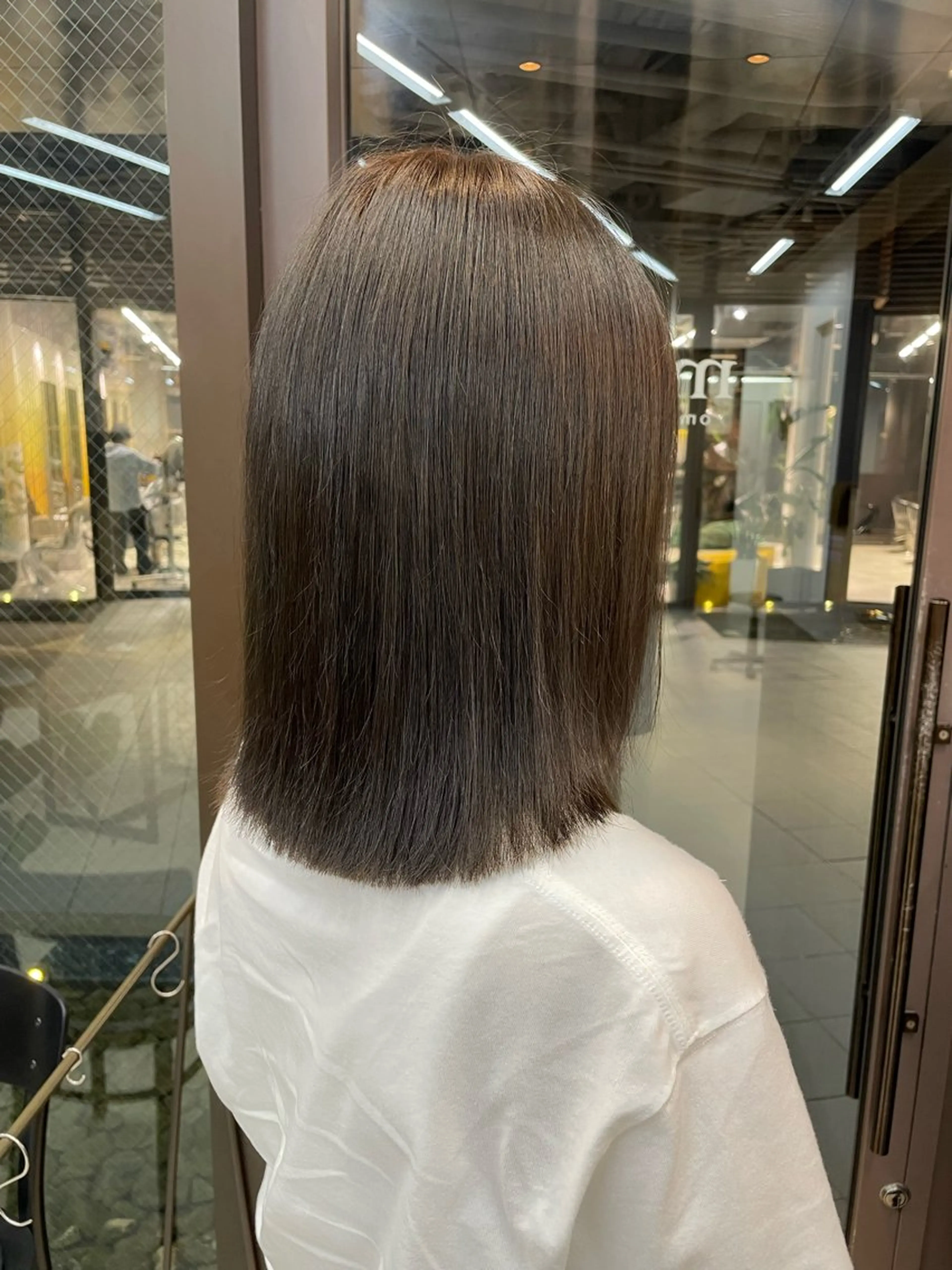 ミディアム カラー アッシュ カットモデル募集中 🤍harunaのヘアスタイル