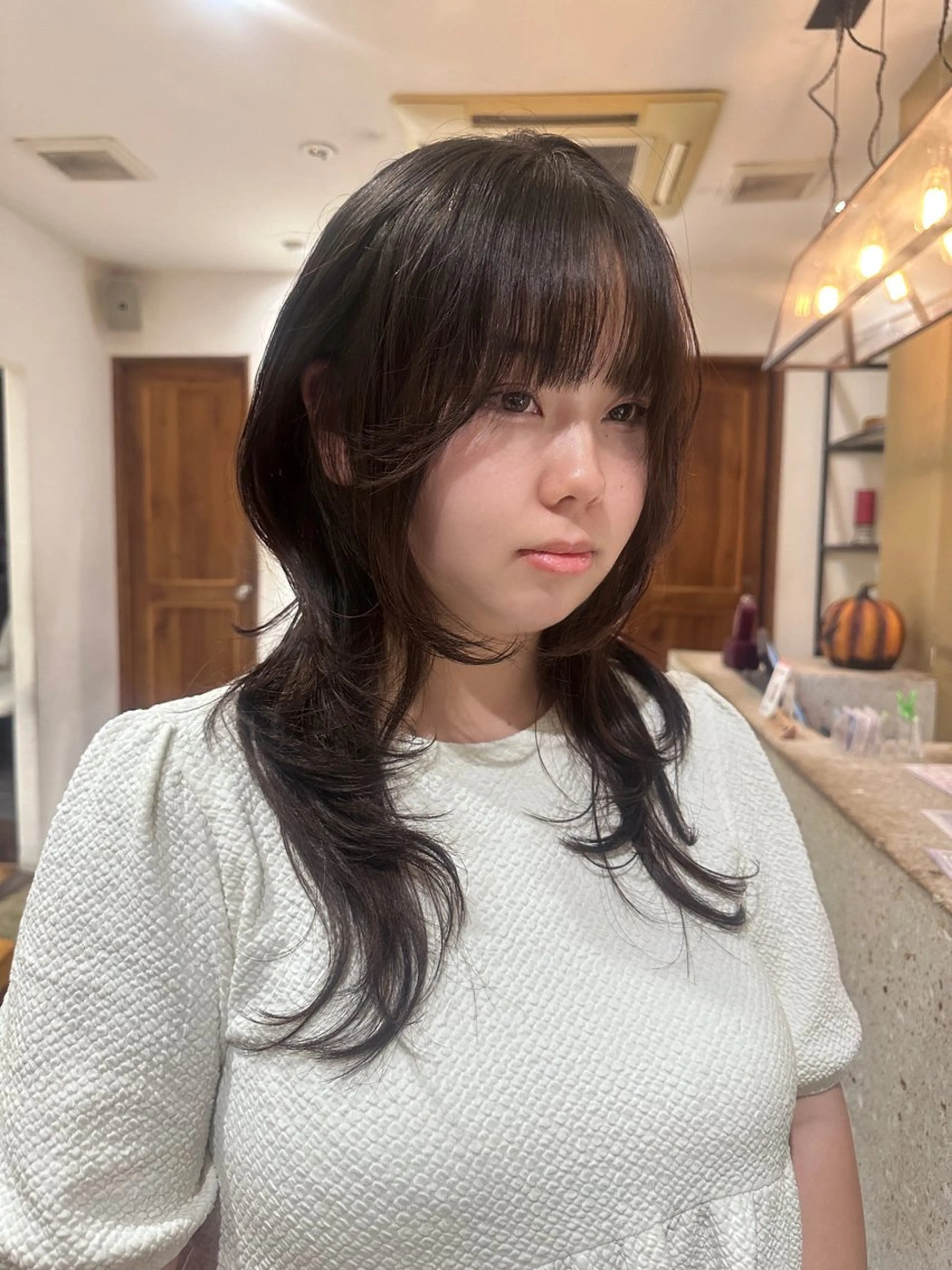 ロング ハッシュカット YUI.⋆𝜗𝜚 /レイヤー/ボブのヘアスタイル