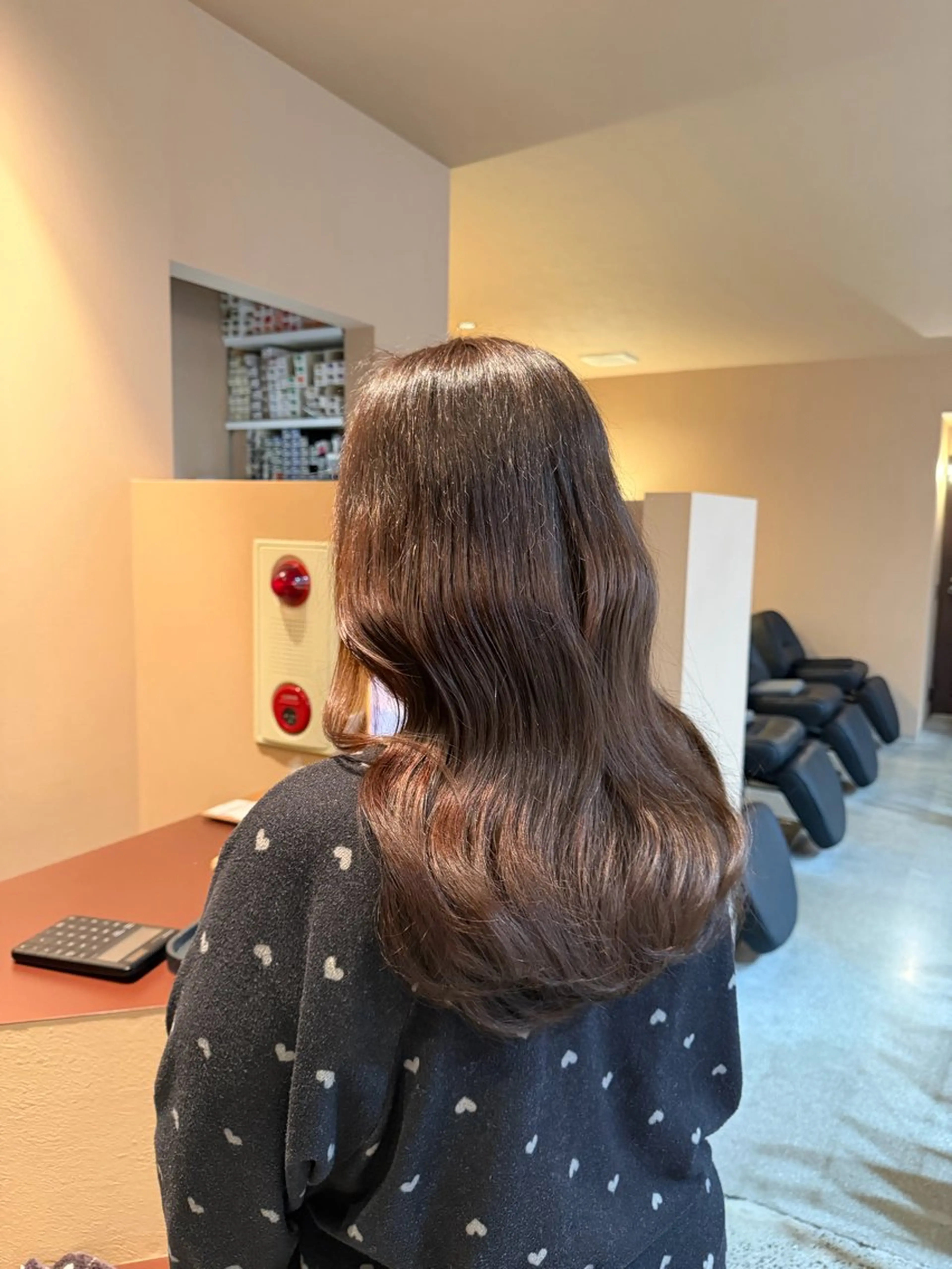 カラー YOKE 桃山台 SAKI♩ ܸのヘアスタイル