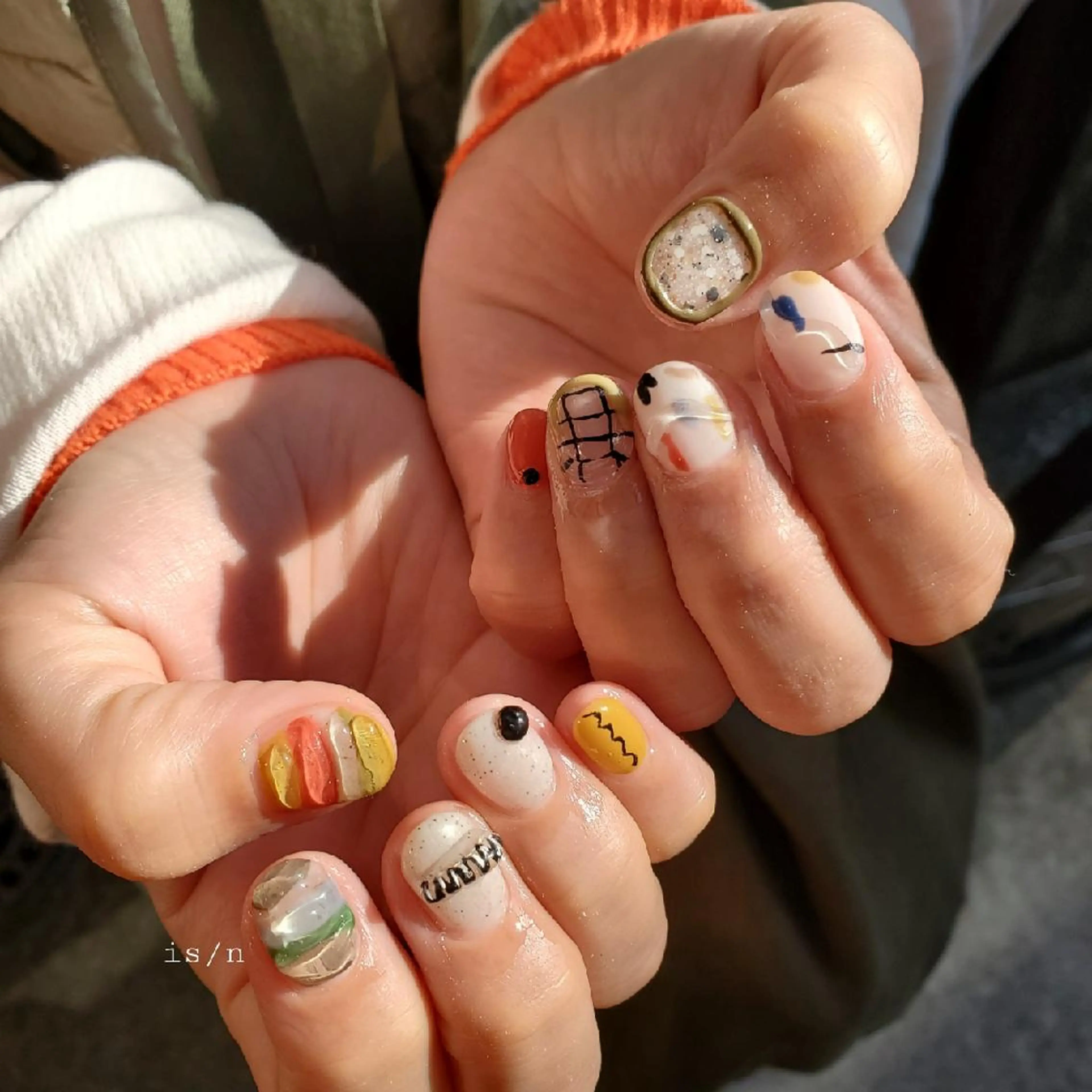 ネイル ハンドネイル 店長 佐藤のネイルデザイン