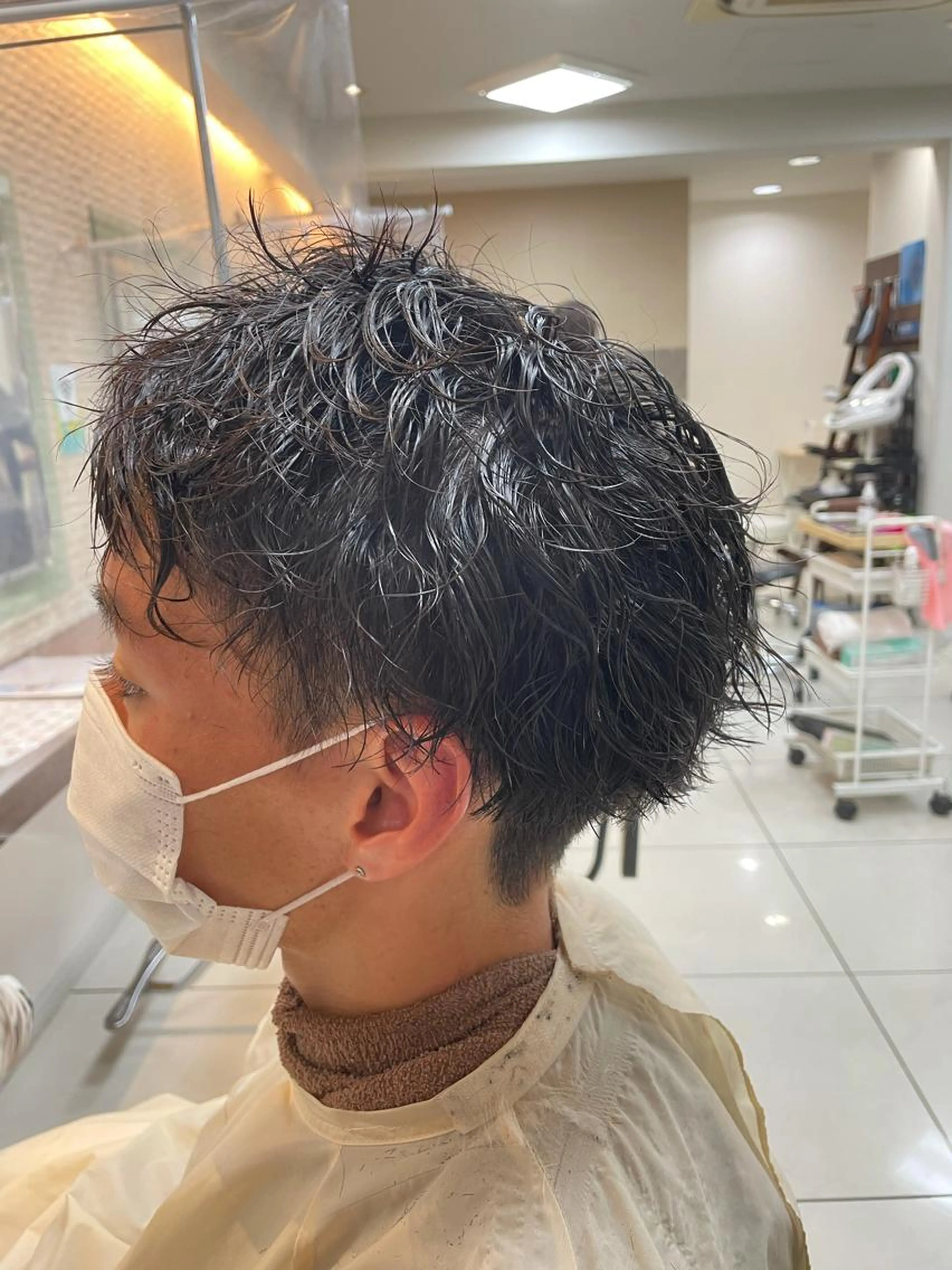 🌈【よりカッコよく毎朝のセットも簡単に‼️メンズ限定50%OFF】🌈カット➕ツイストスパイラルパーマの写真