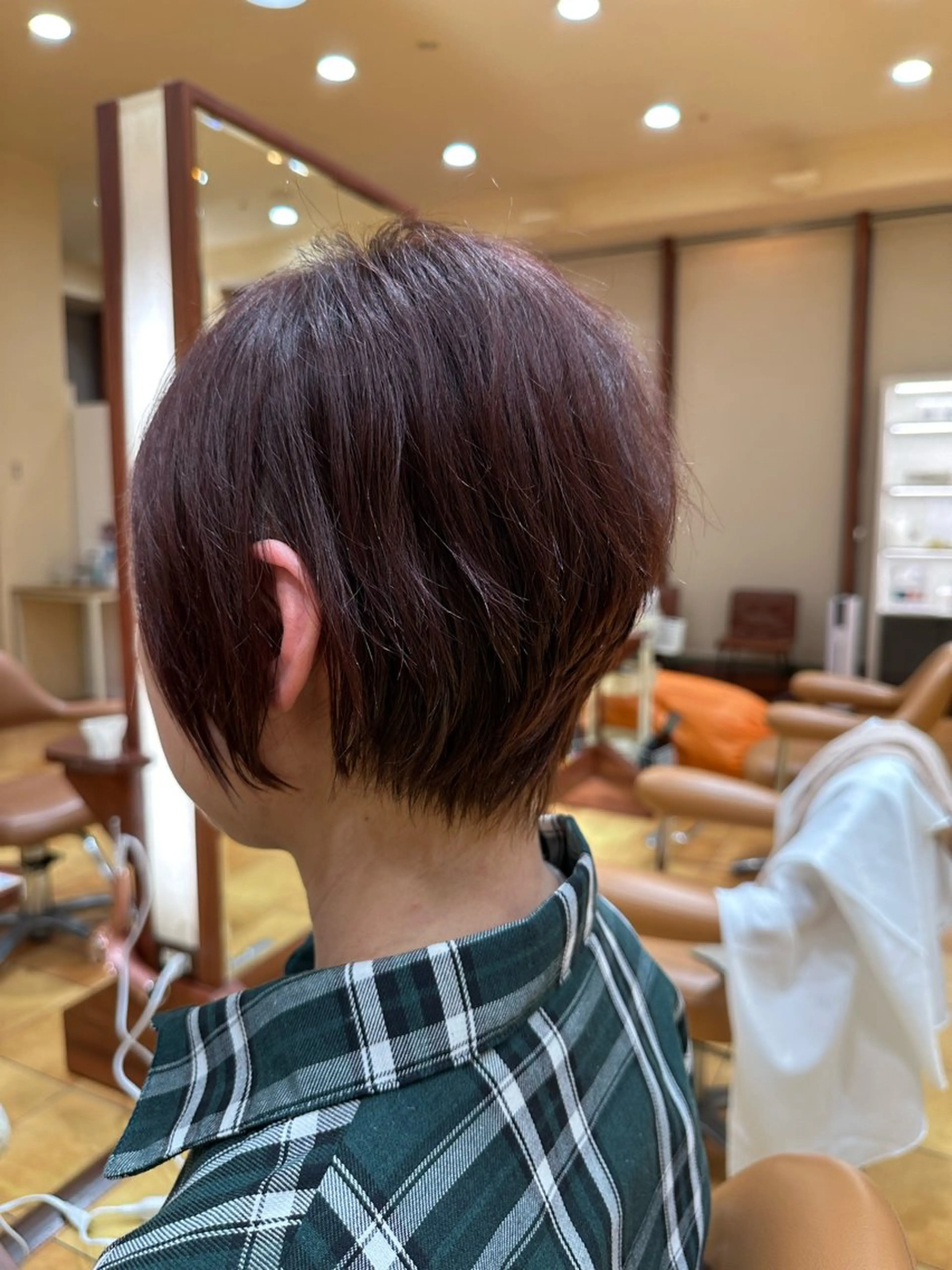 ショート ボブ/ゆるふわ ボブパーマ/とういのヘアスタイル