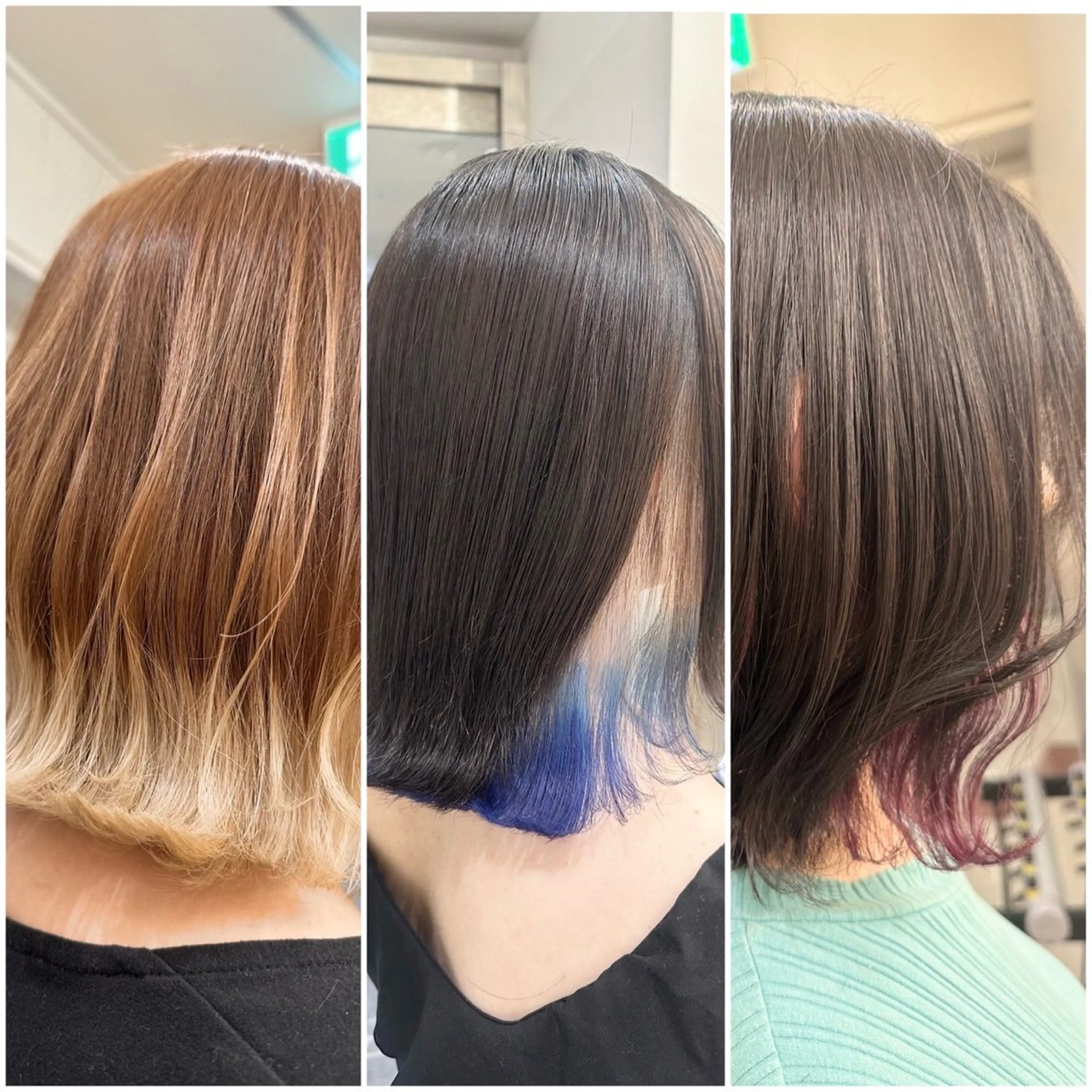 【🤍👑ミニモ限定クーポン👑🤍】カット+インナーカラー+オンカラー+コタiCARE trの写真