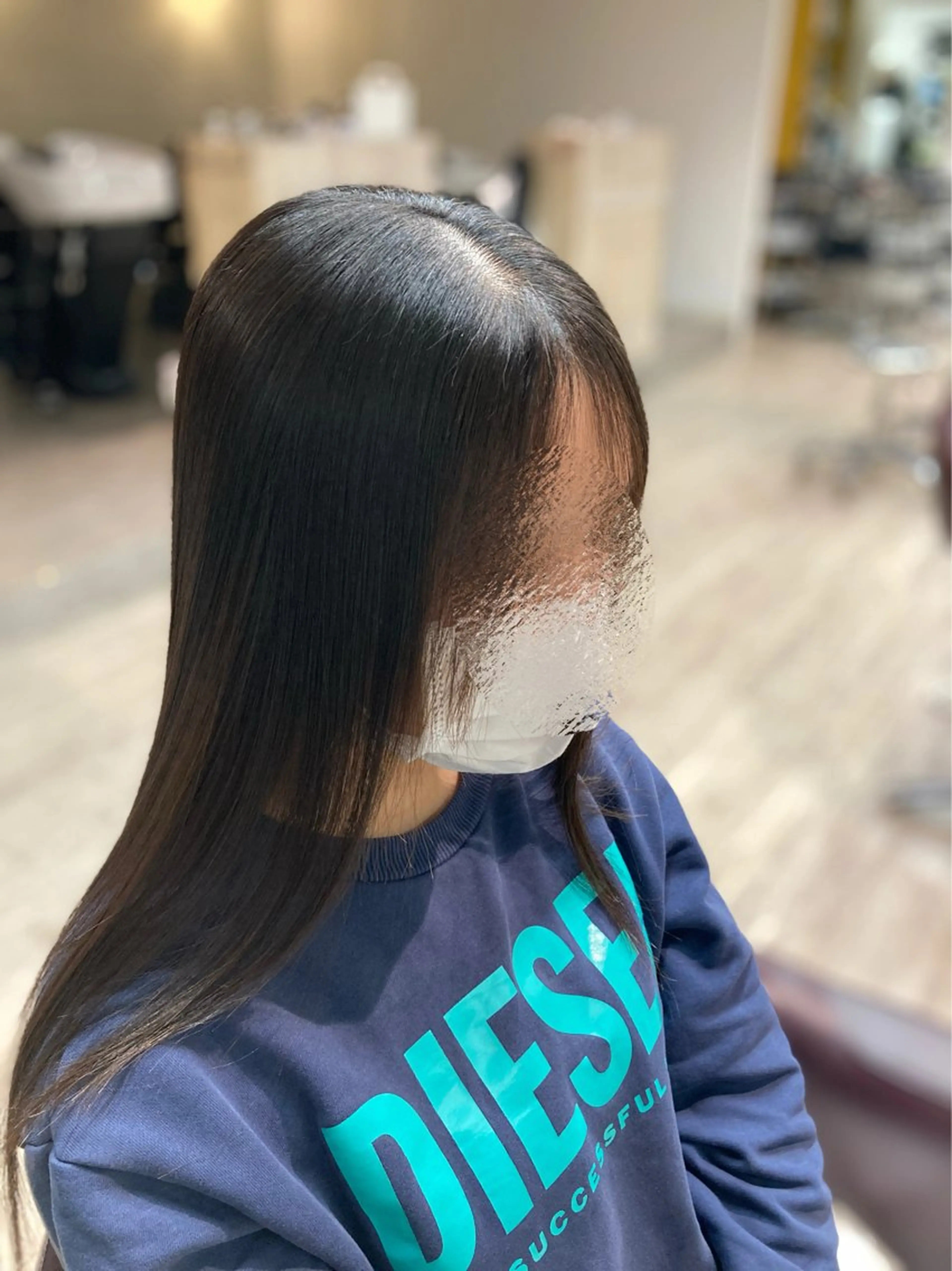 ロング 縮毛矯正モデル募集中 佐藤　凛のヘアスタイル