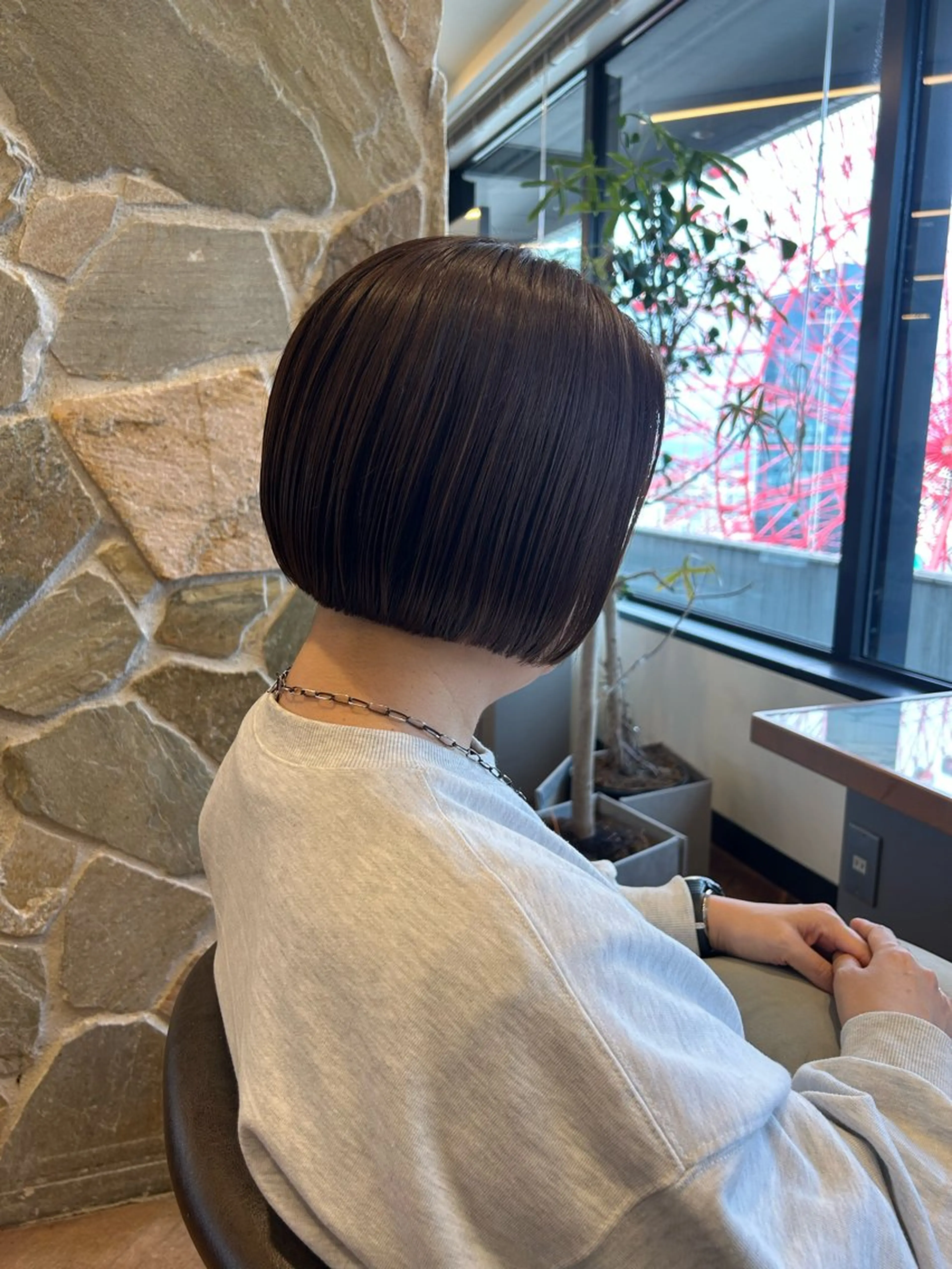 ショート ボブ カット りのあ/大阪梅田/ カット/アレンジのヘアスタイル
