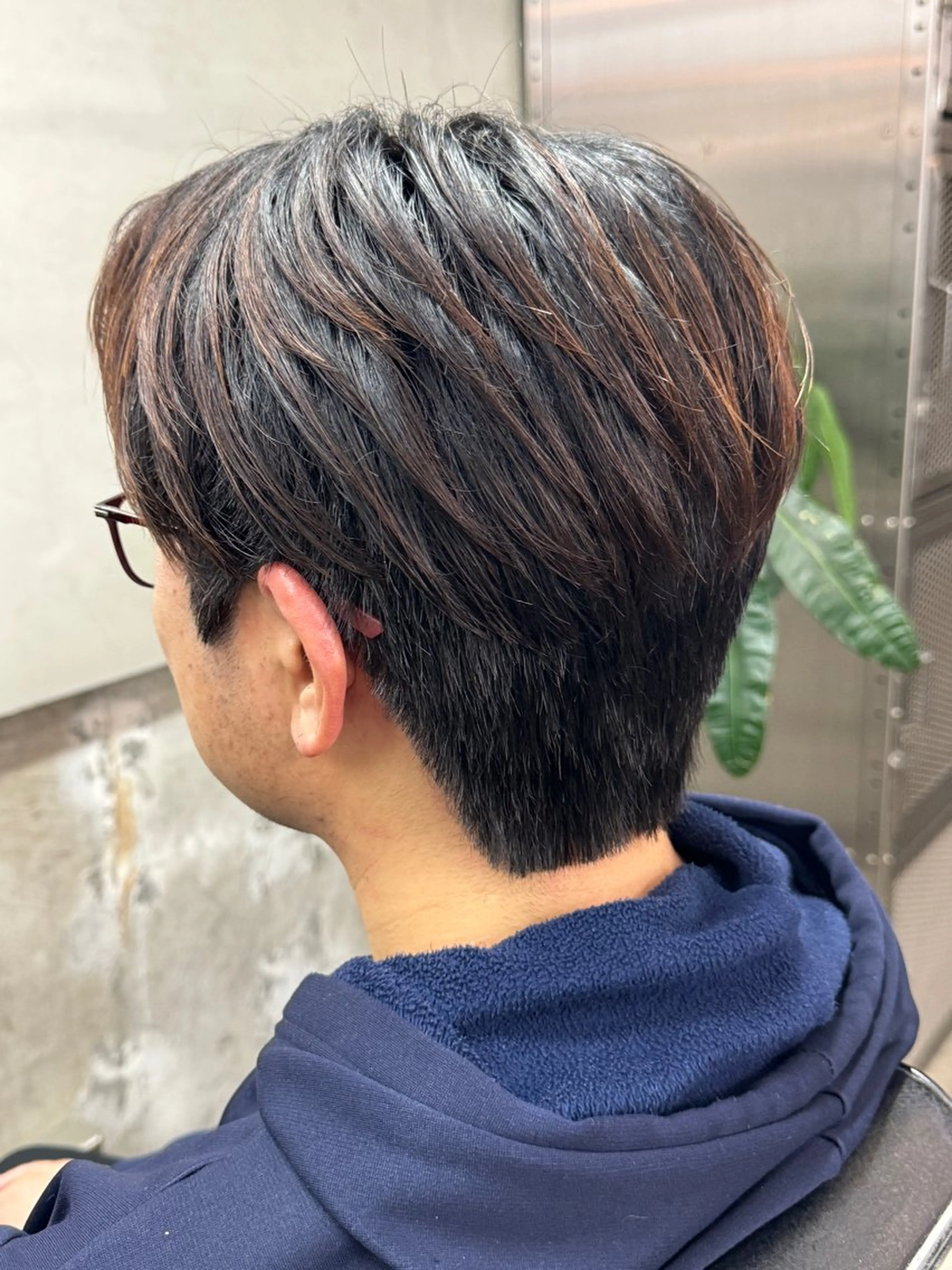 ショート パーマ メンズ ビジネス ダウンパーマ メンズパーマ メンズ特化酒井翔太 /メンズカット/名駅のヘアスタイル