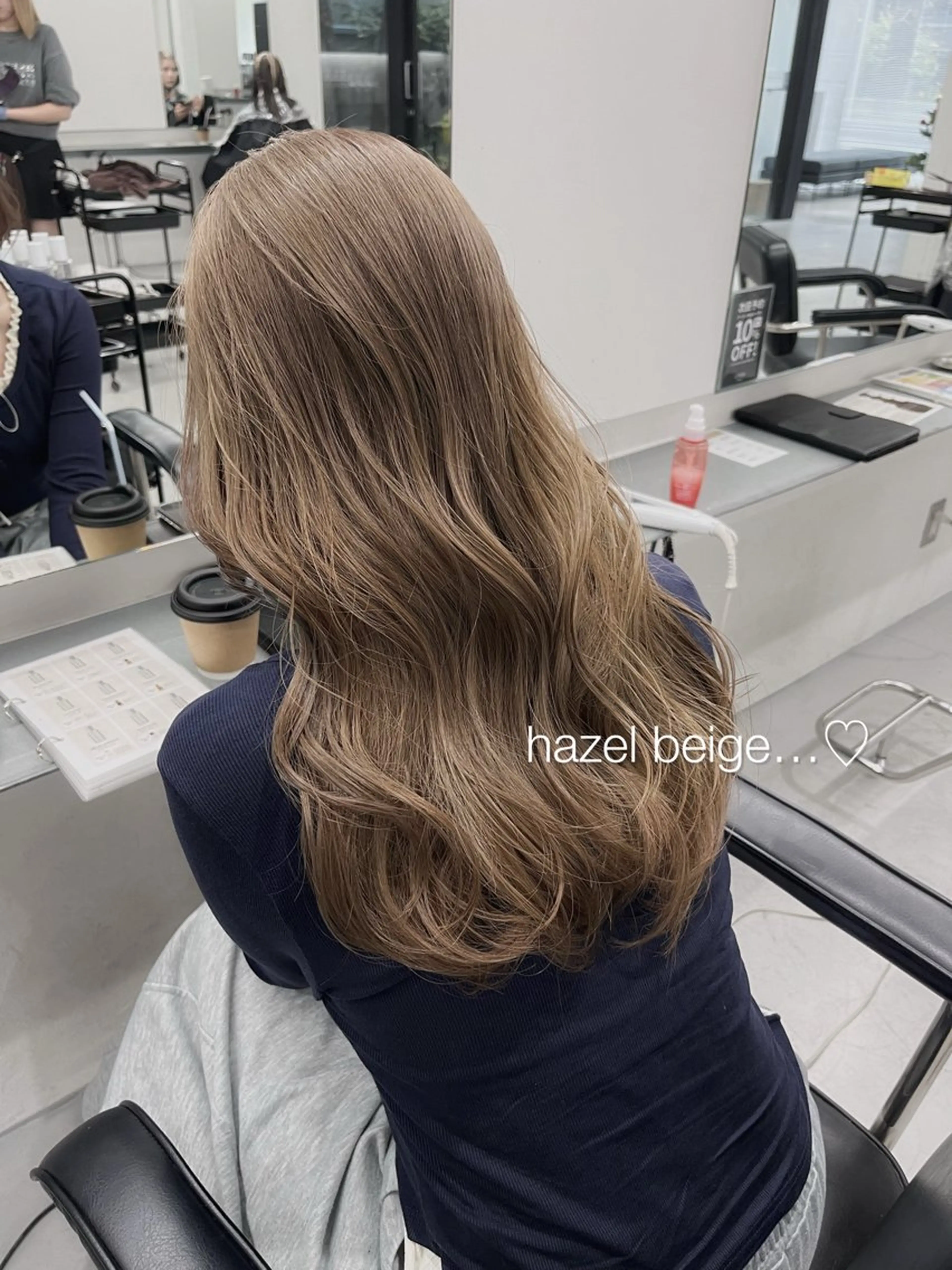 ミディアム カラー ベージュカラー/ 新潟/万代/なお🎀のヘアスタイル