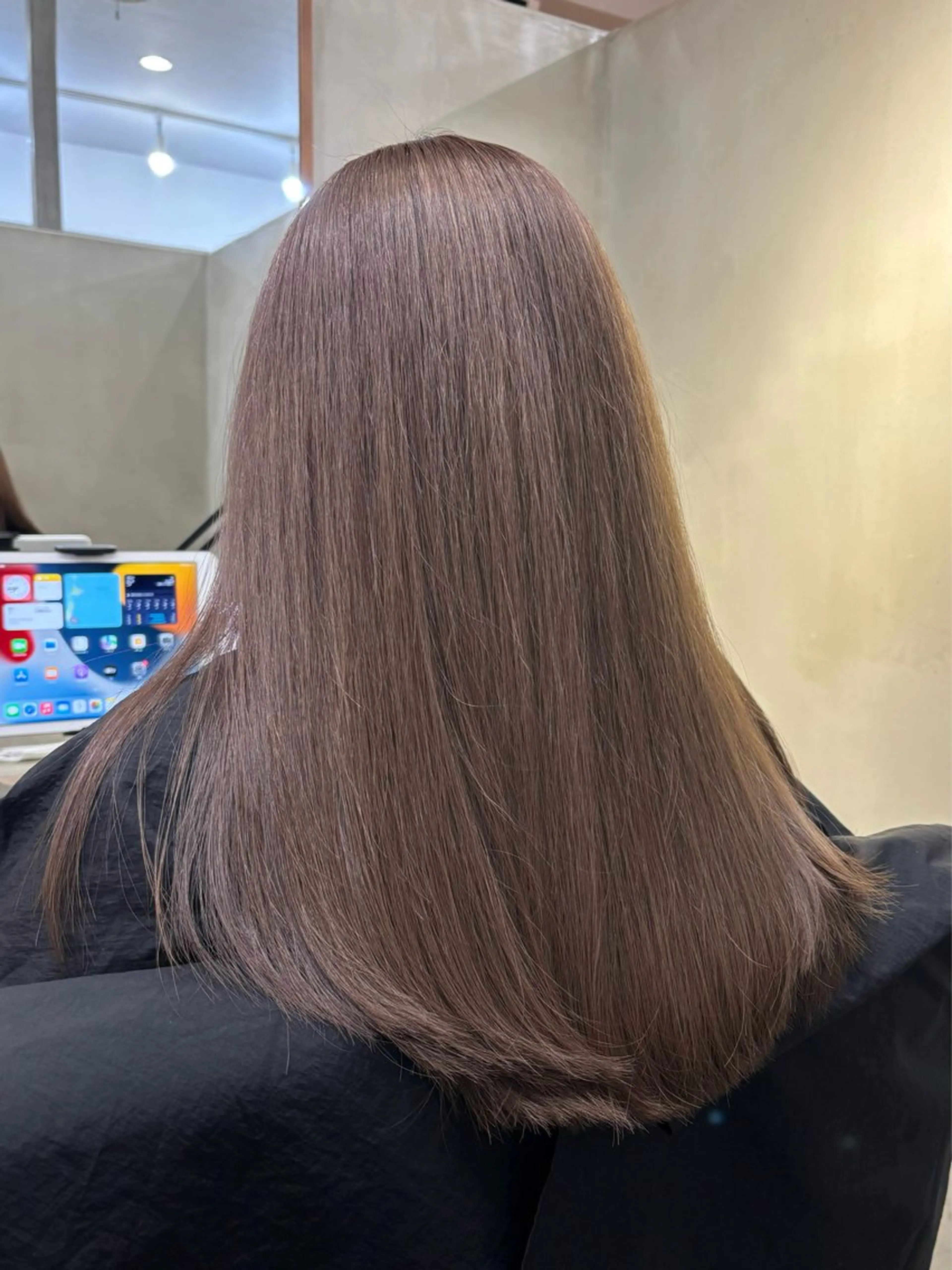 セミロング カラー ブリーチ ブラウンカラー ヘアカラー 中園康 /カラー/ブリーチのヘアスタイル