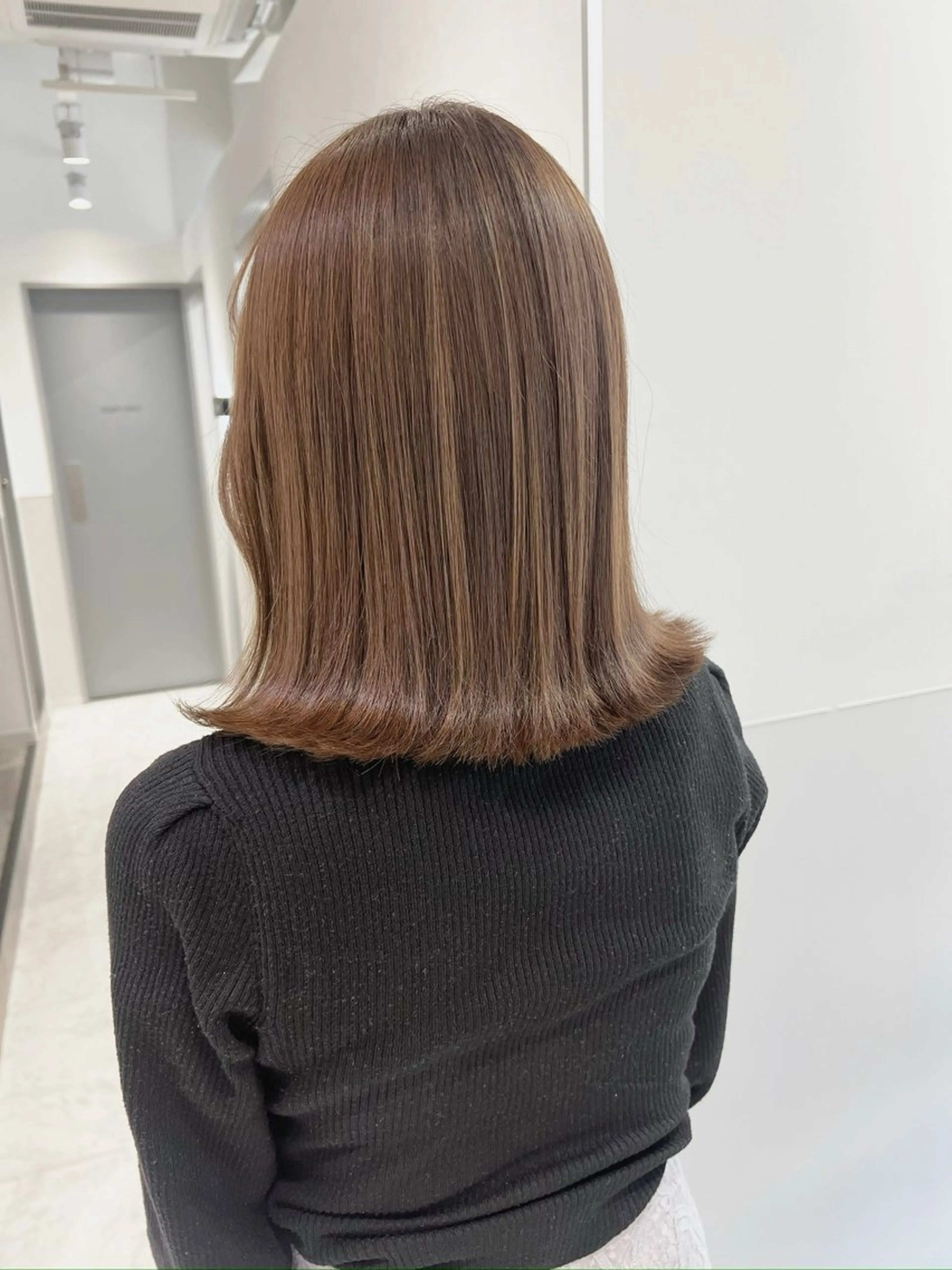 ミディアム ハイライト 韓国モテhair🍑 momoのヘアスタイル