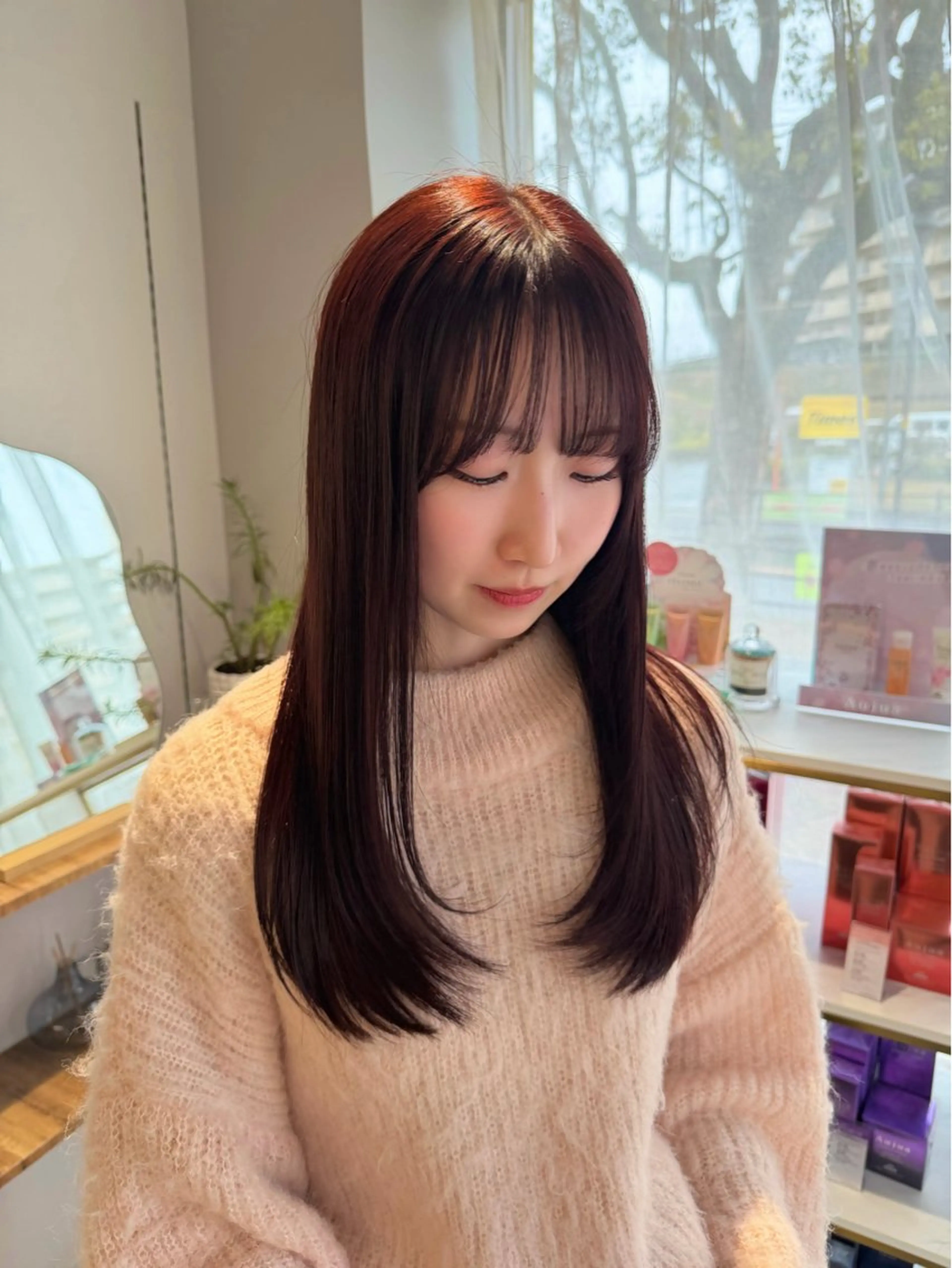 ロング カラー カット ヘアカラー トリートメント メンズモデル募集中 シプレ ayumiのヘアスタイル