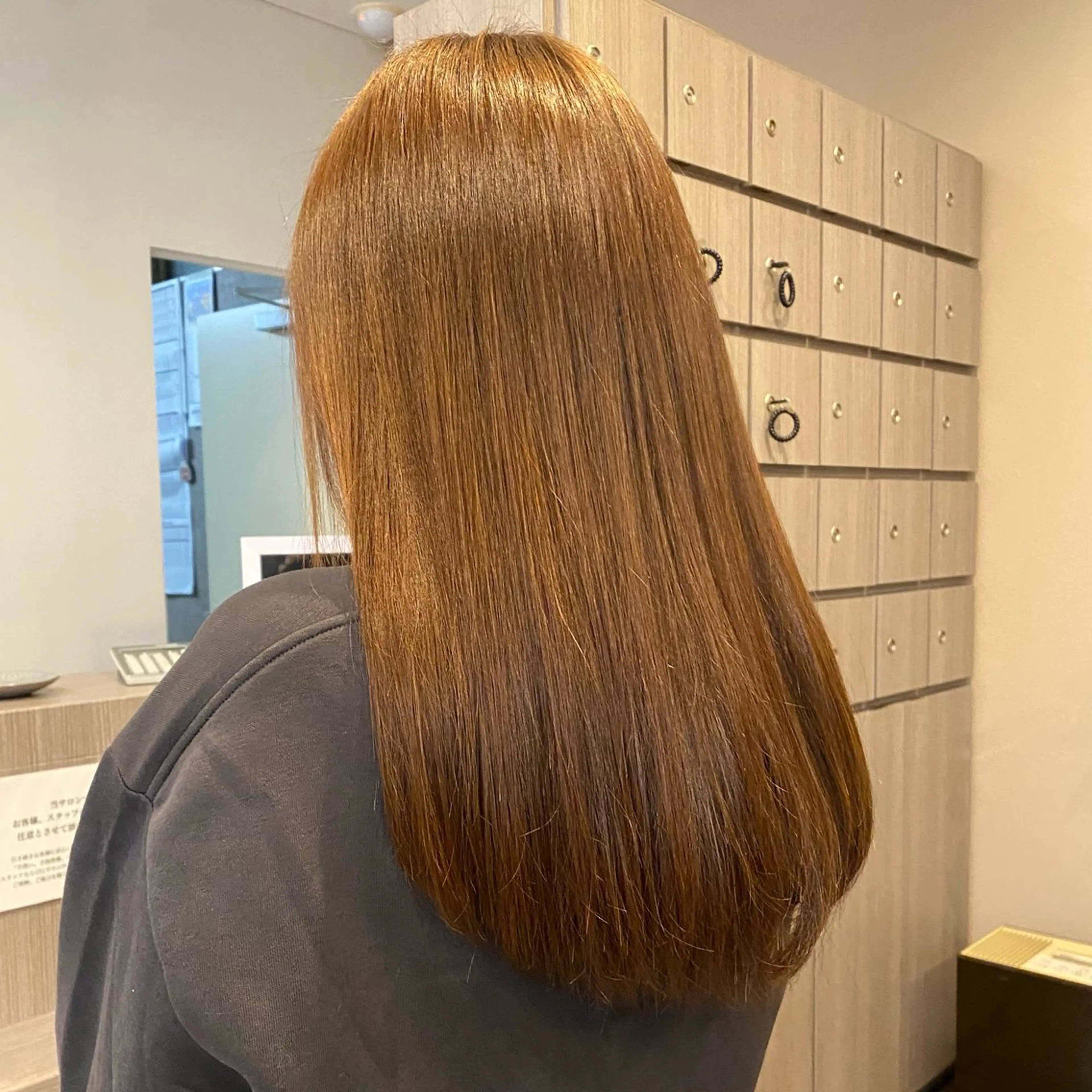 ロング カラー 縮毛矯正/ヘッドスパ 牧野のヘアスタイル