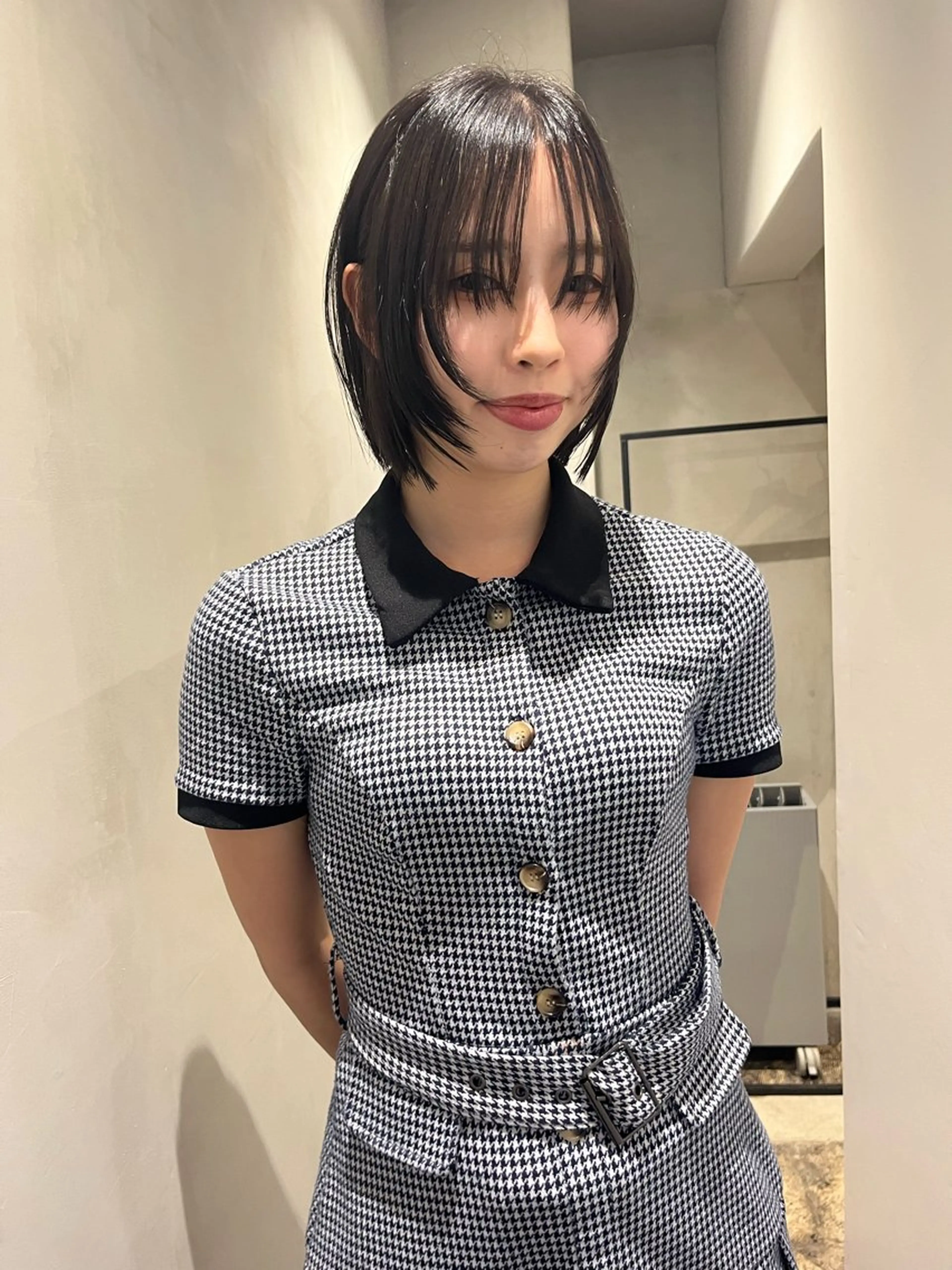 ショート カラー 平尾/高宮/艶カラー /ハイライト/綜一郎のヘアスタイル