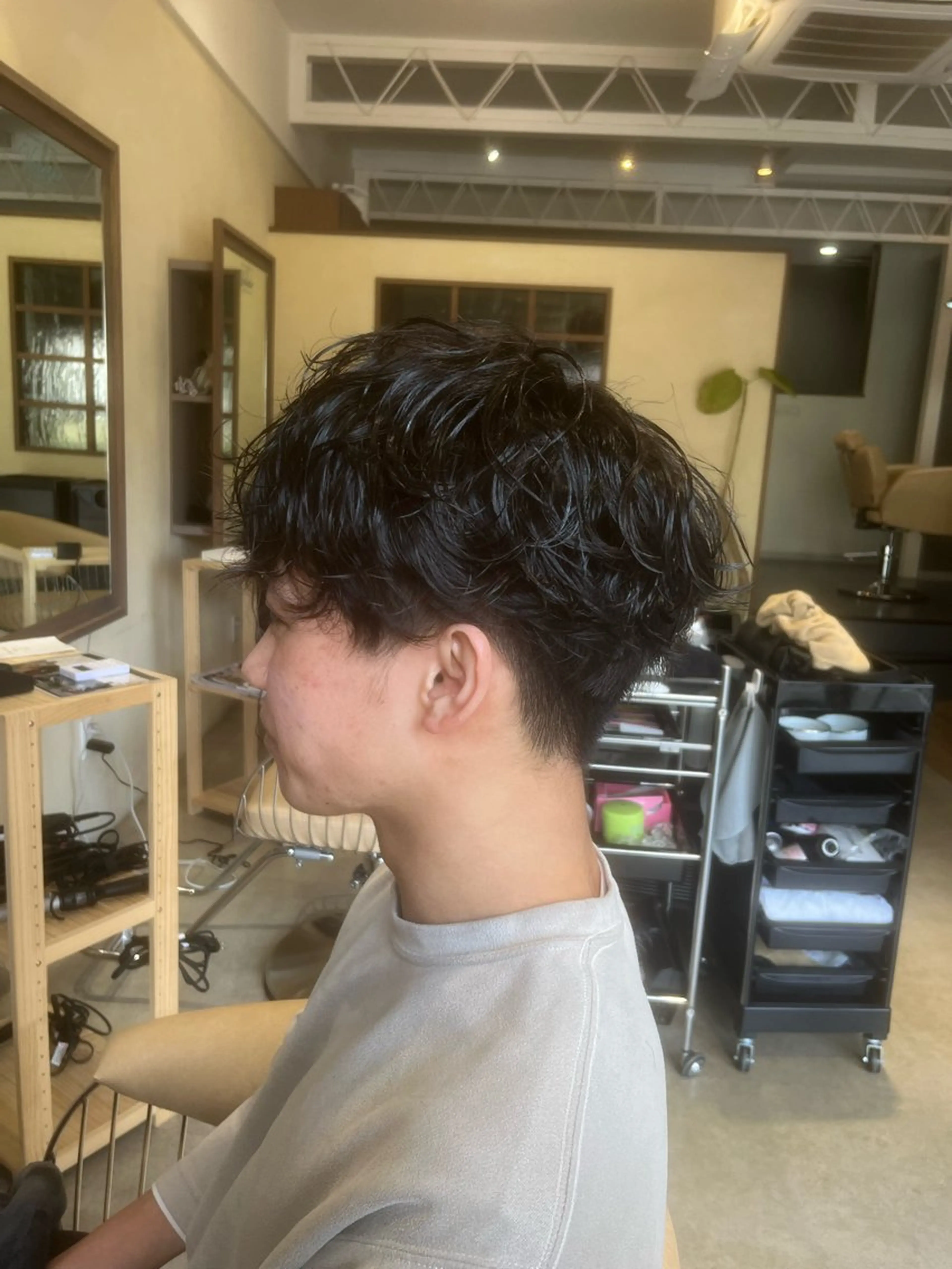 ショート メンズ カット パーマ トリートメント 鹿児島 TSUBASAのヘアスタイル