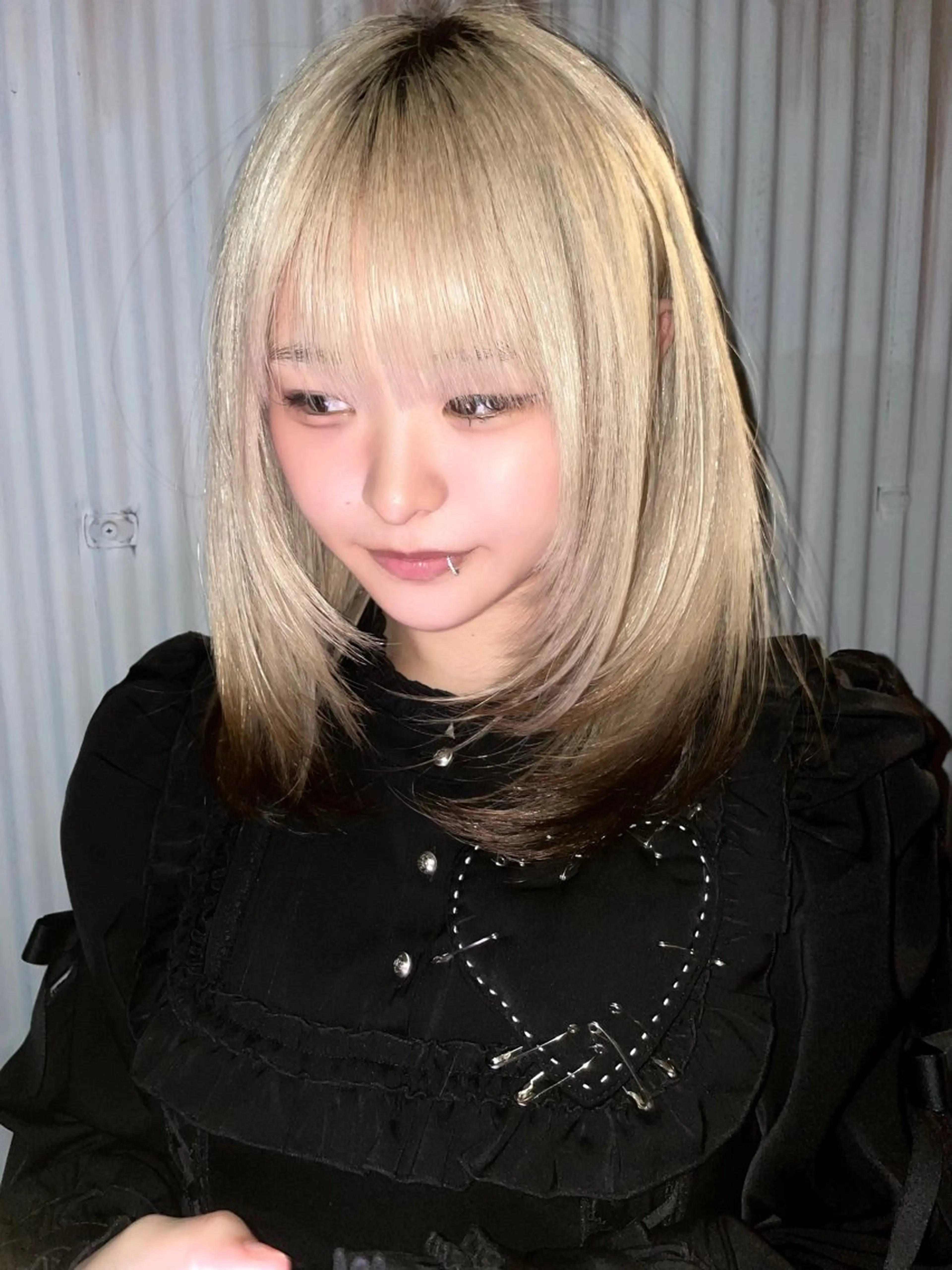 ロング 深澤 帆乃のヘアスタイル