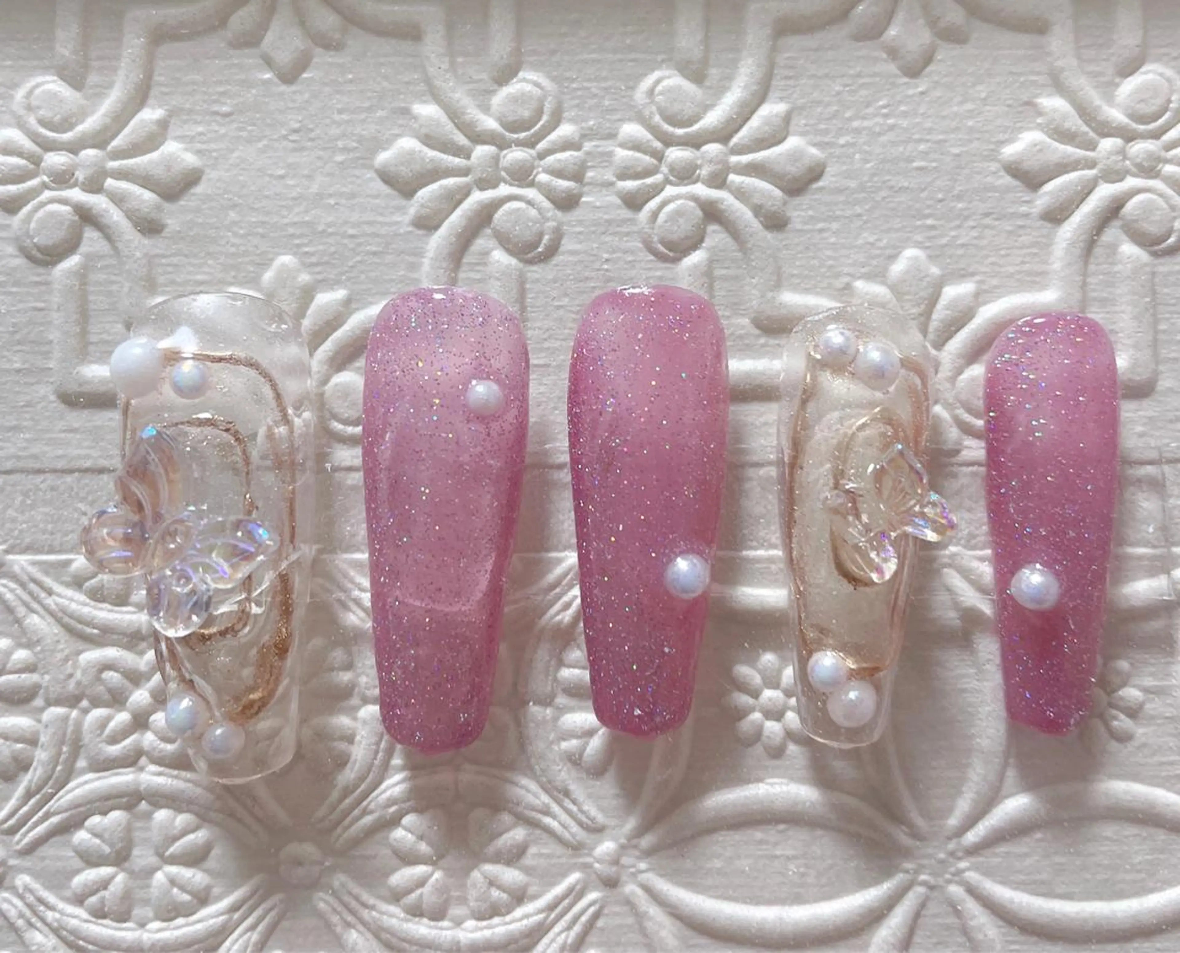 ネイル M🌷nail 長さだし専門店のネイルデザイン