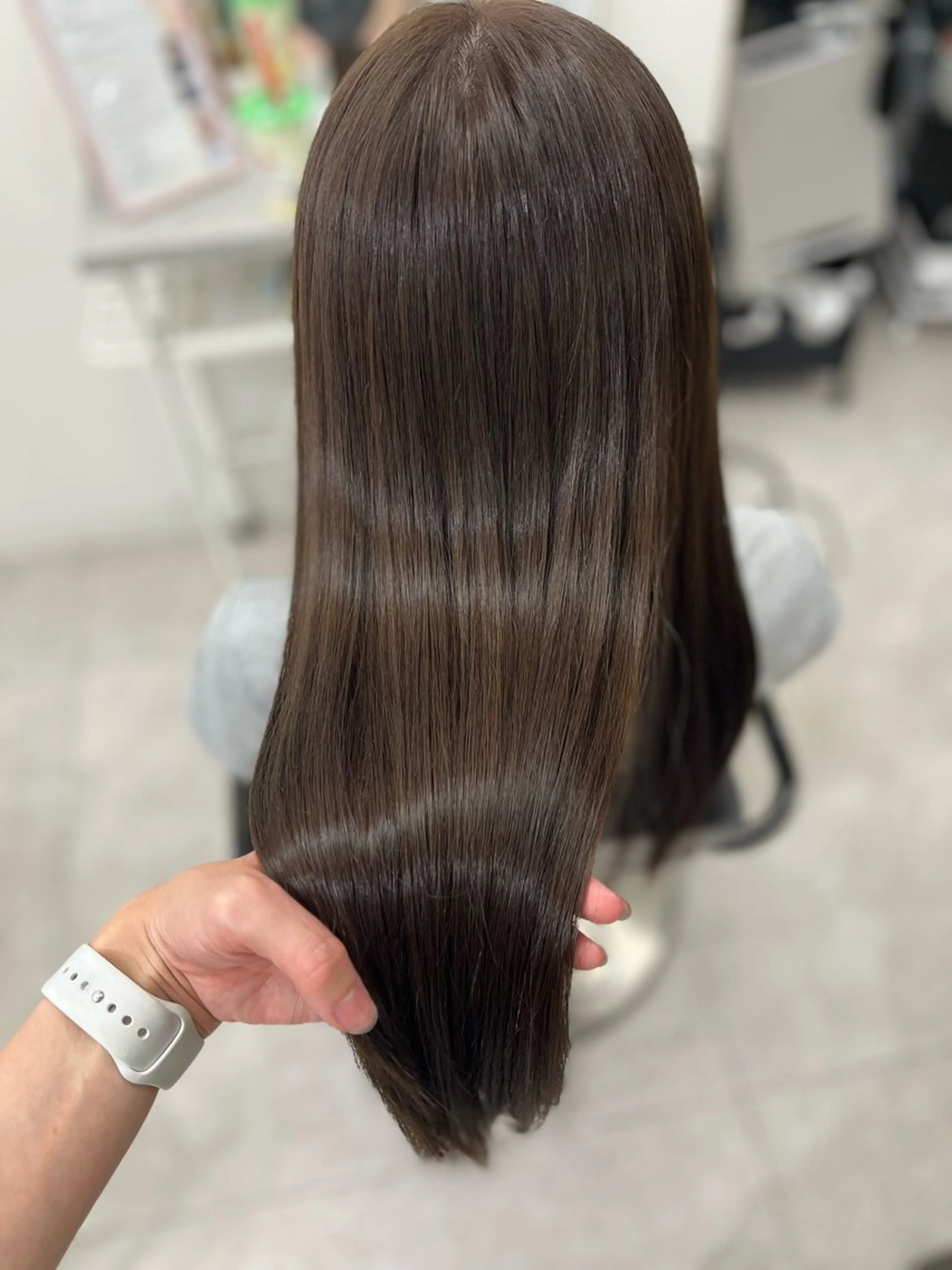 ロング カラー ベージュカラー ラベンダーカラー ラベンダーベージュ 🫧ぷる艶カラー🫧 Yuubi🦩のヘアスタイル