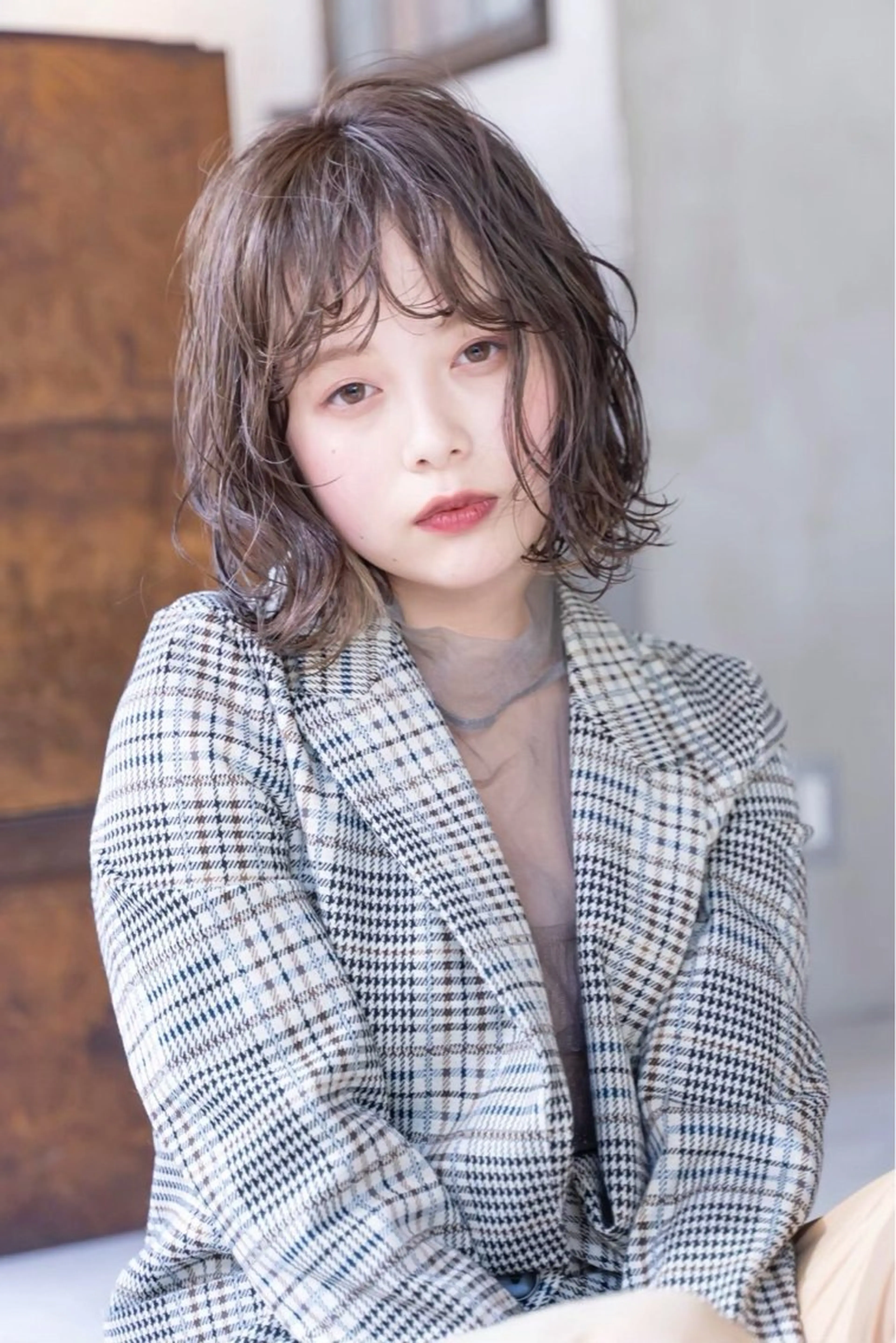 ショート カラー フクダ レンのヘアスタイル