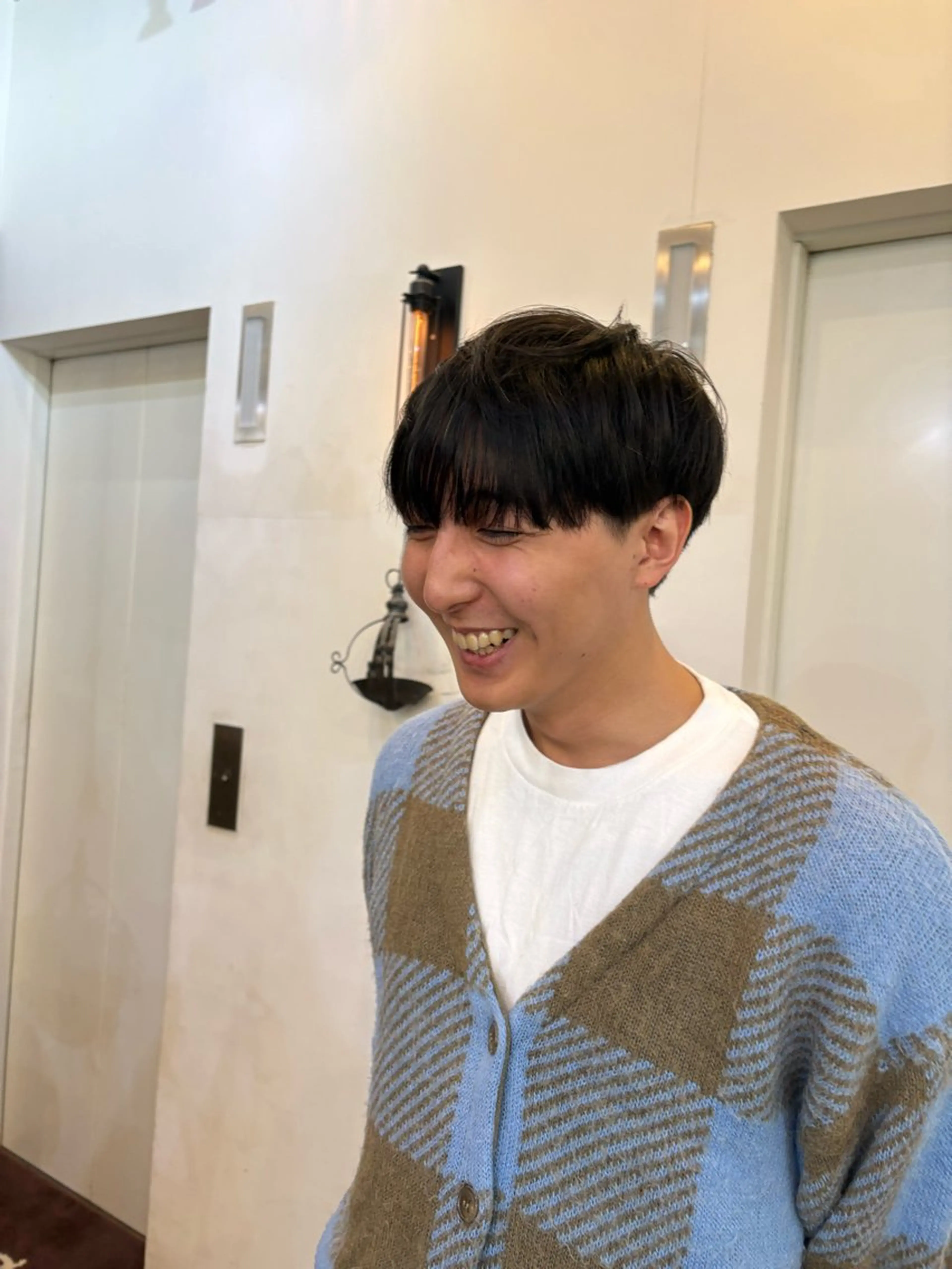 メンズ カット トリートメント 似合わせカット‪// 鶴我万唯華のヘアスタイル