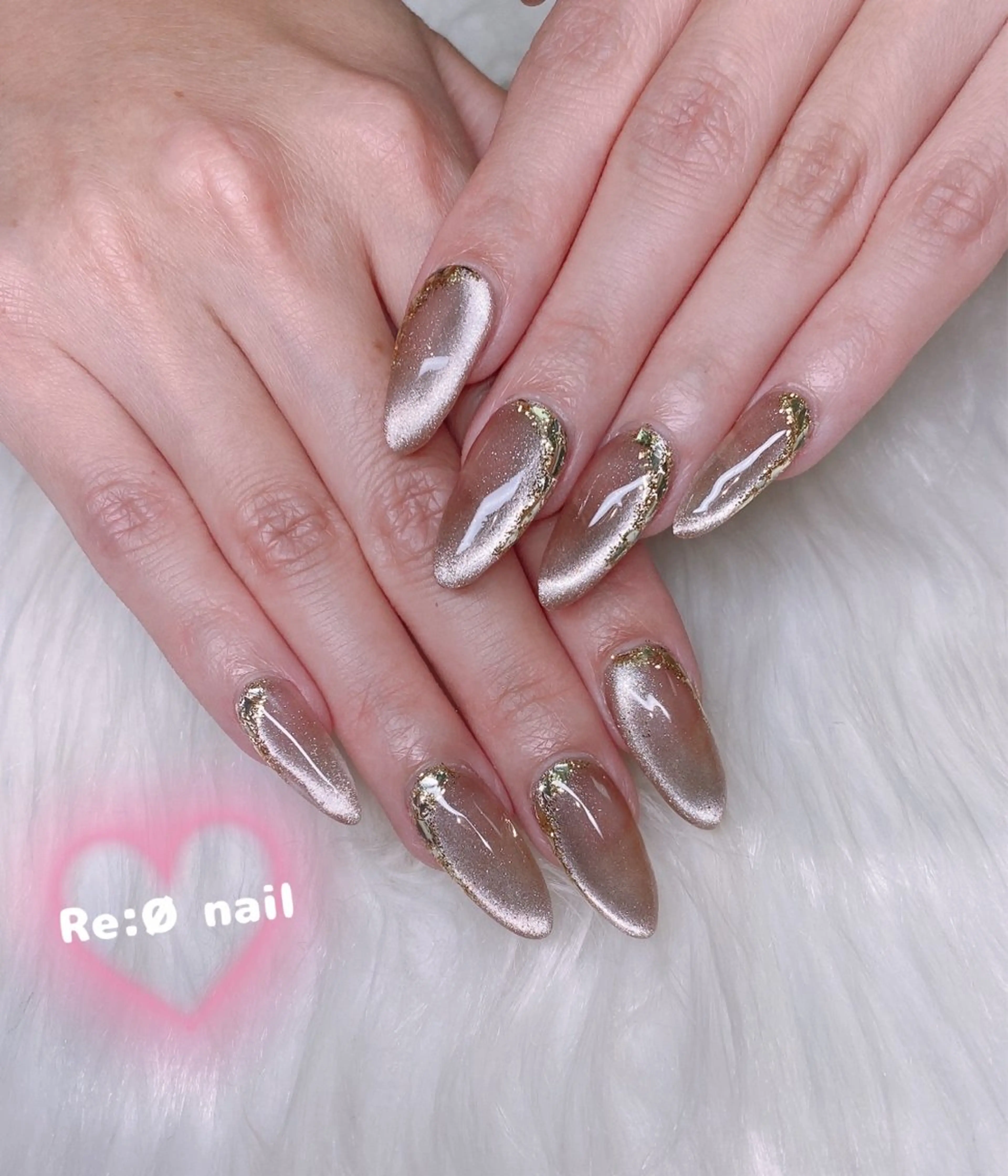 ネイル マグネットネイル ハンドネイル Re:Ø nail 🩵TSUJIのネイルデザイン