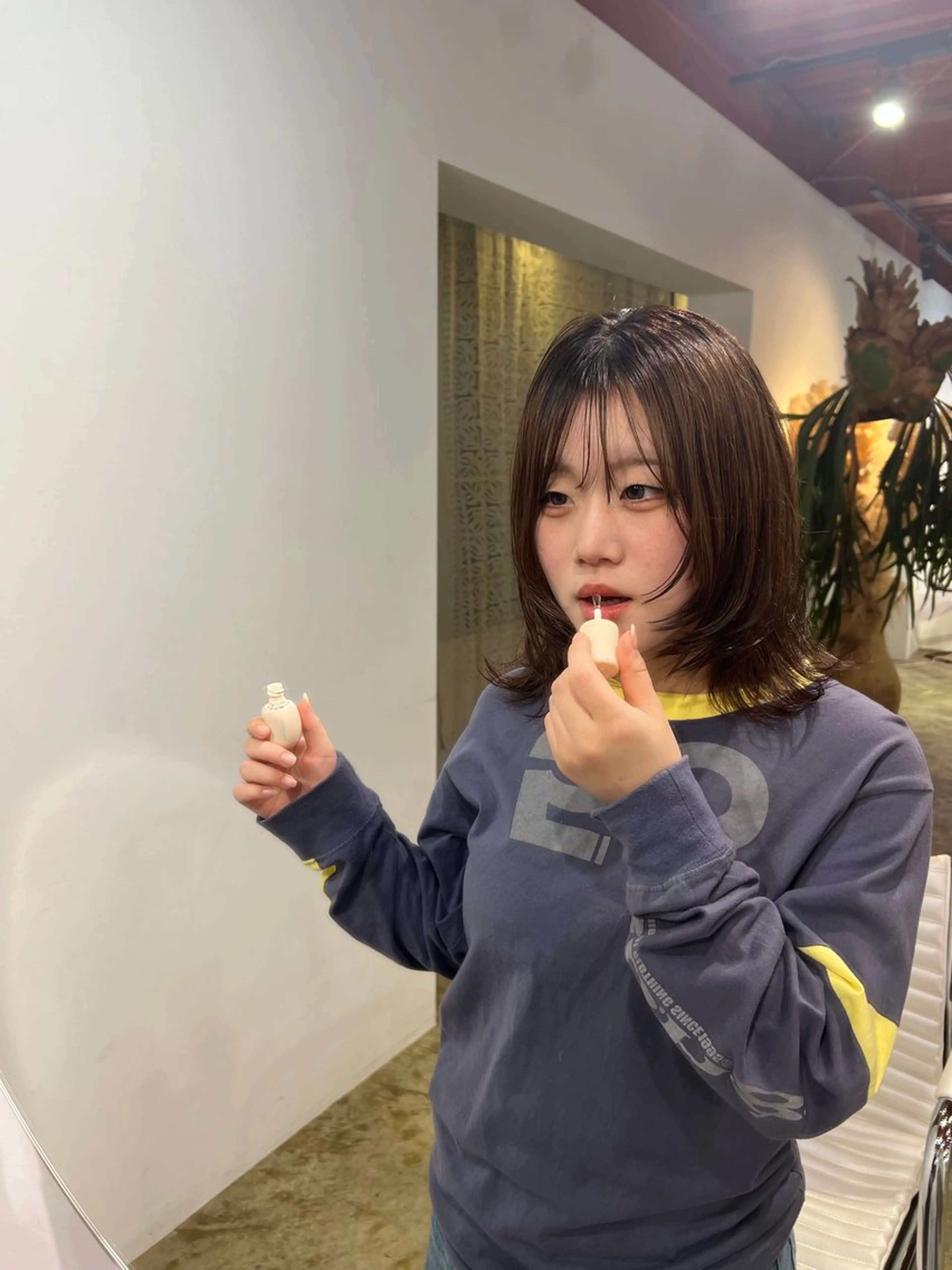 安谷 彩香のヘアスタイル