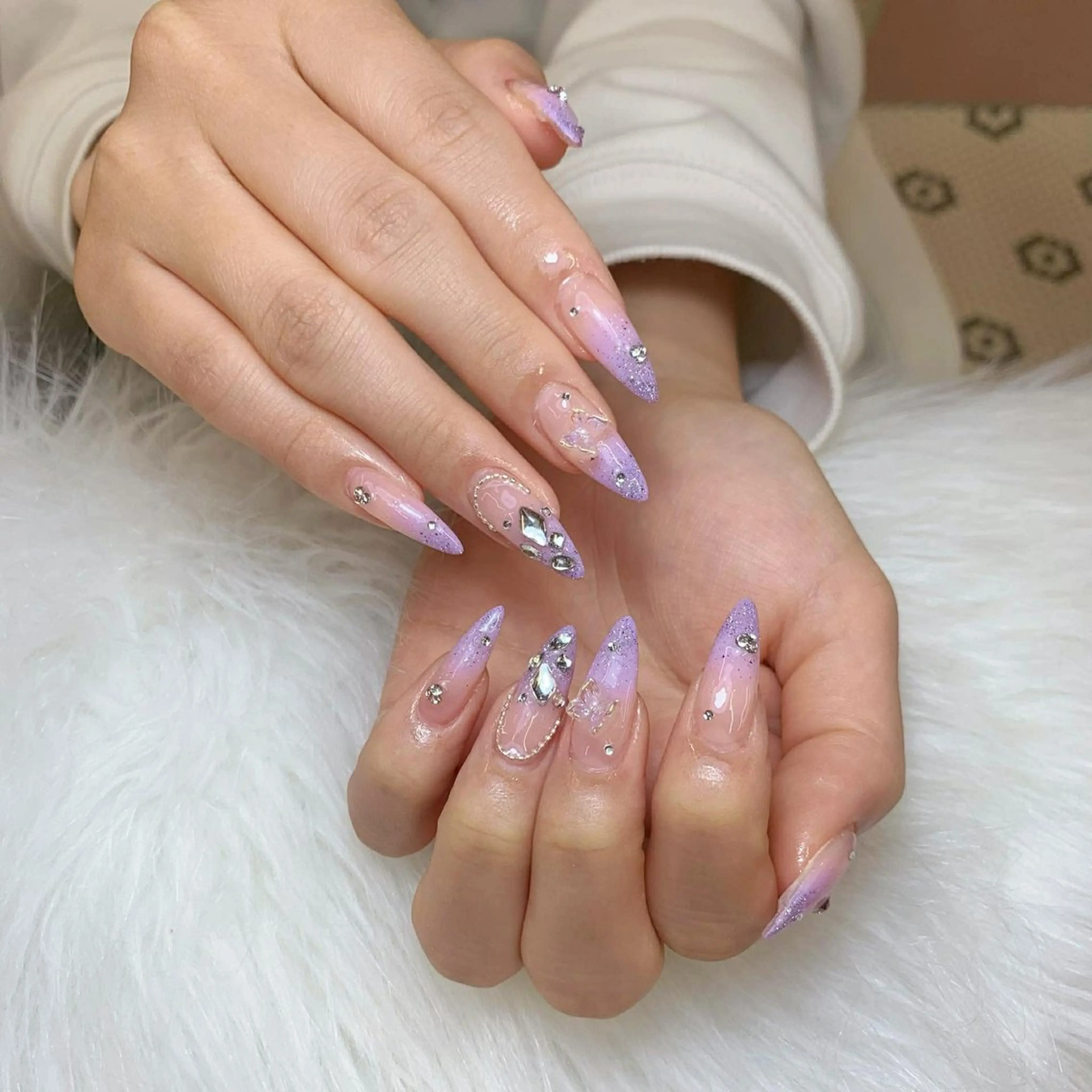 ネイル ハンドネイル ゴテゴテネイル JRのネイルデザイン