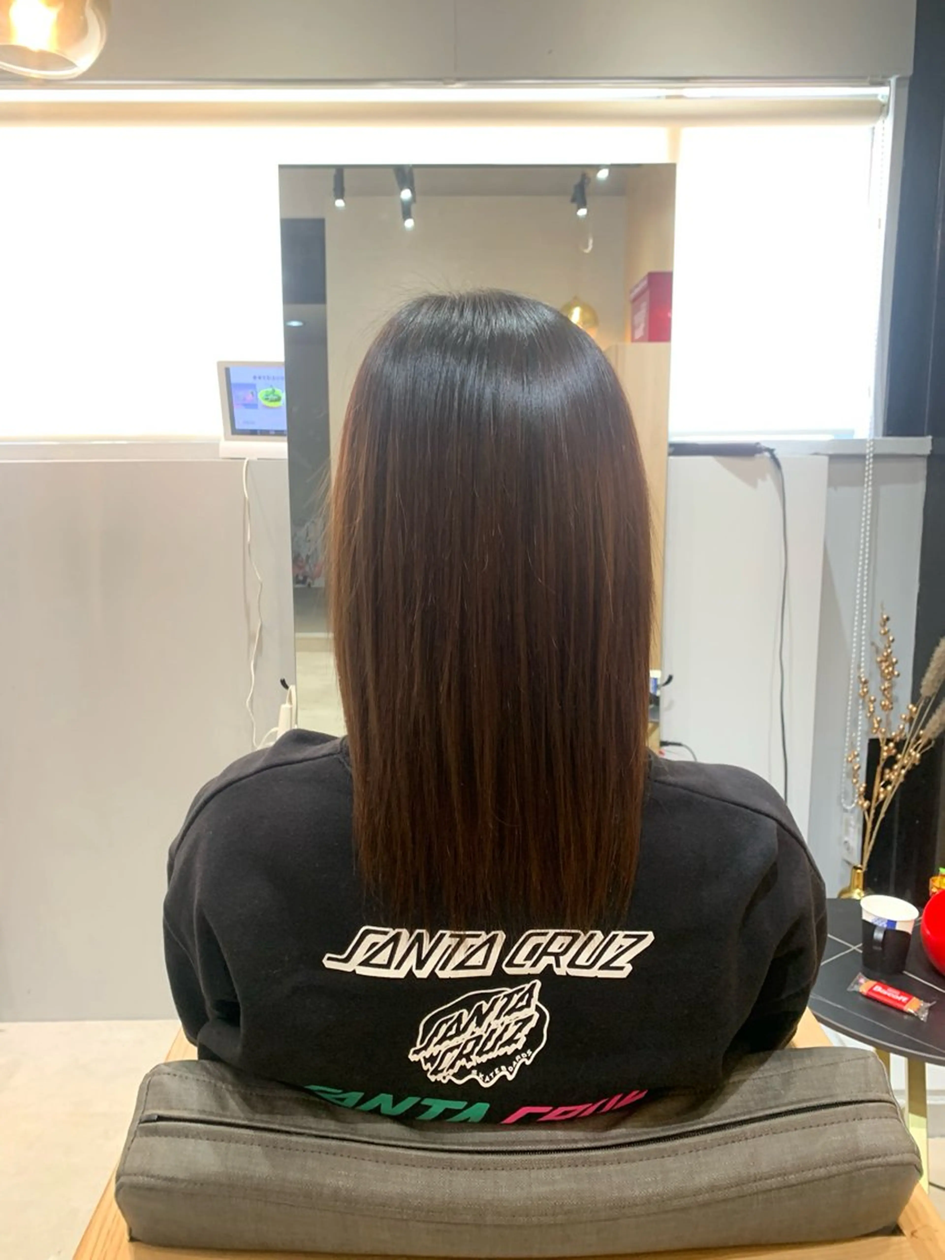 セミロング 縮毛矯正 縮毛矯正 本多 永佳のヘアスタイル