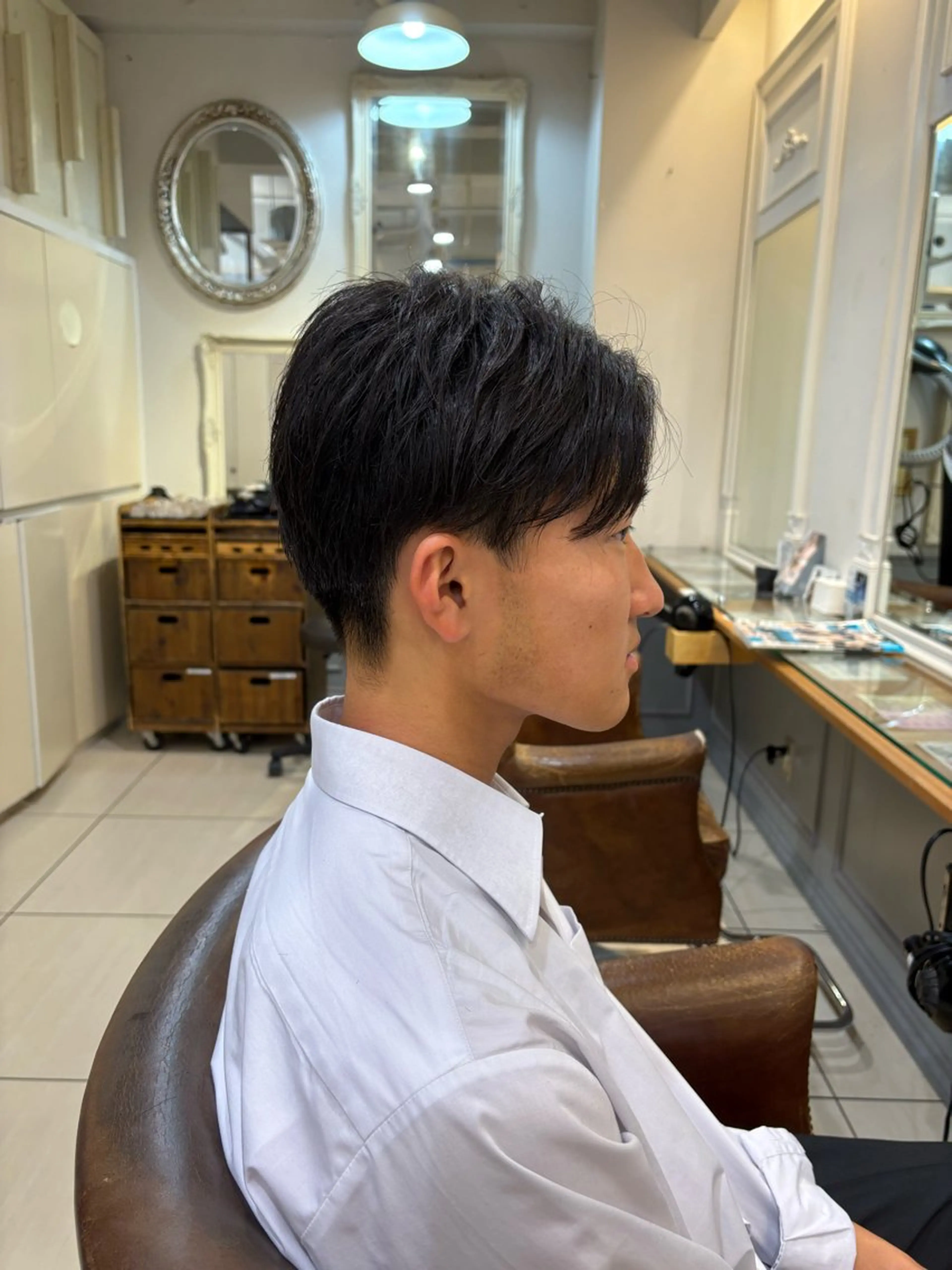 メンズ カット 韓国ヘアー🇰🇷 MIWAのヘアスタイル