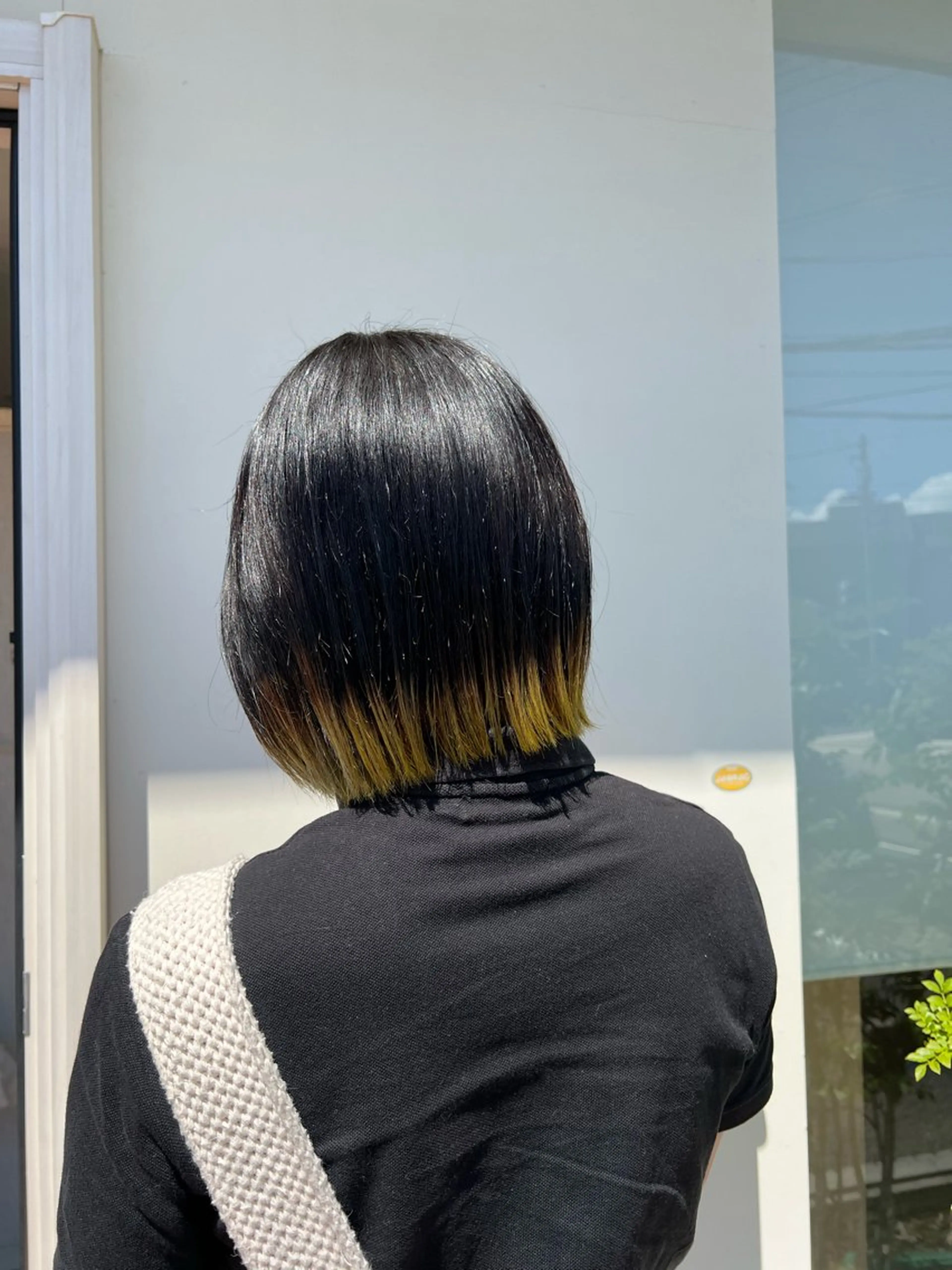 ミディアム YURINO /ボブ ベージュ/ハイトーンのヘアスタイル