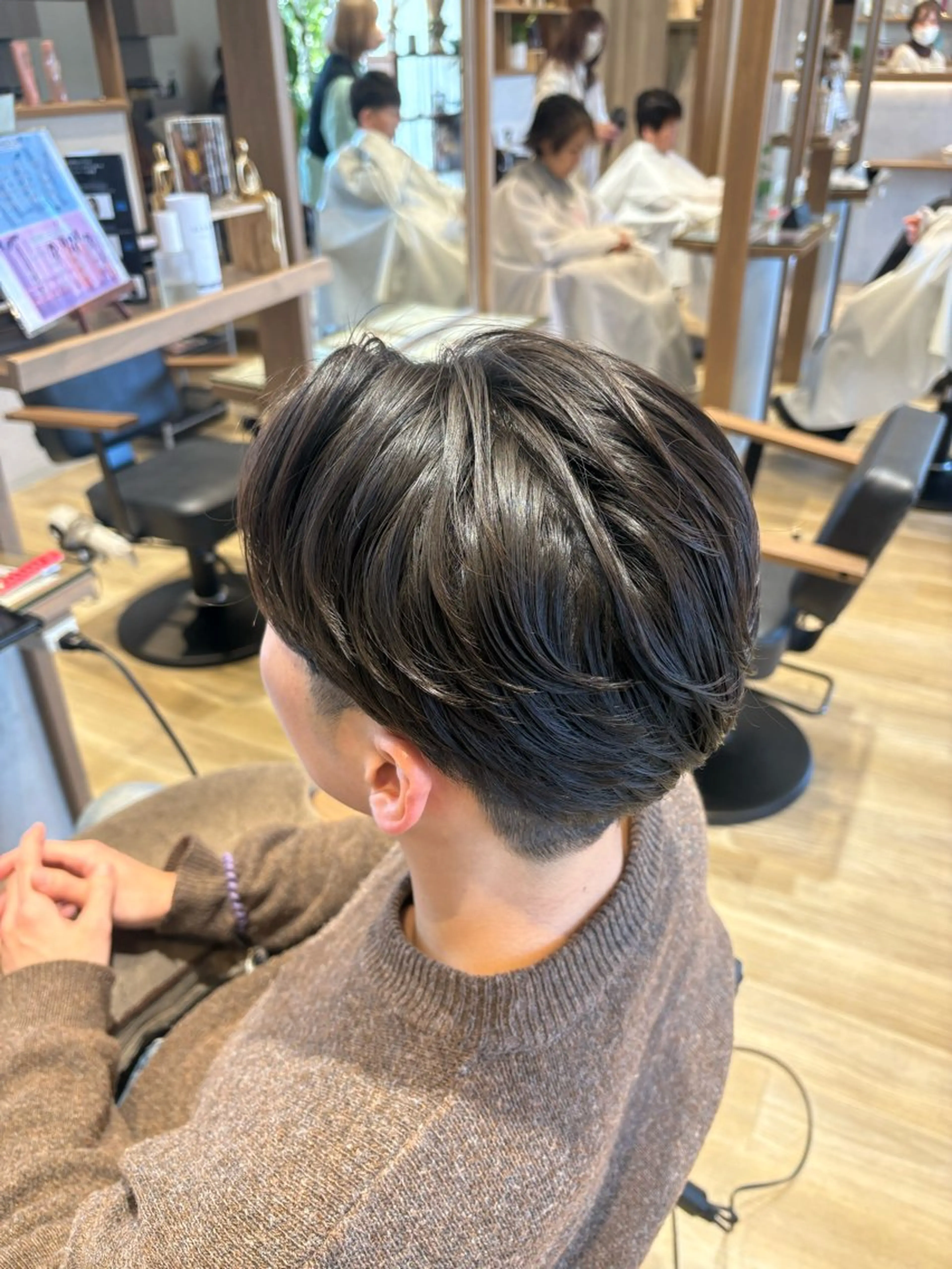 【✨新規限定✨】似合わせカット✂︎+韓国風ニュアンスパーマ⛓️+頭皮ケアヘッドスパ🫧(ナノバブルシャンプー付き)の写真