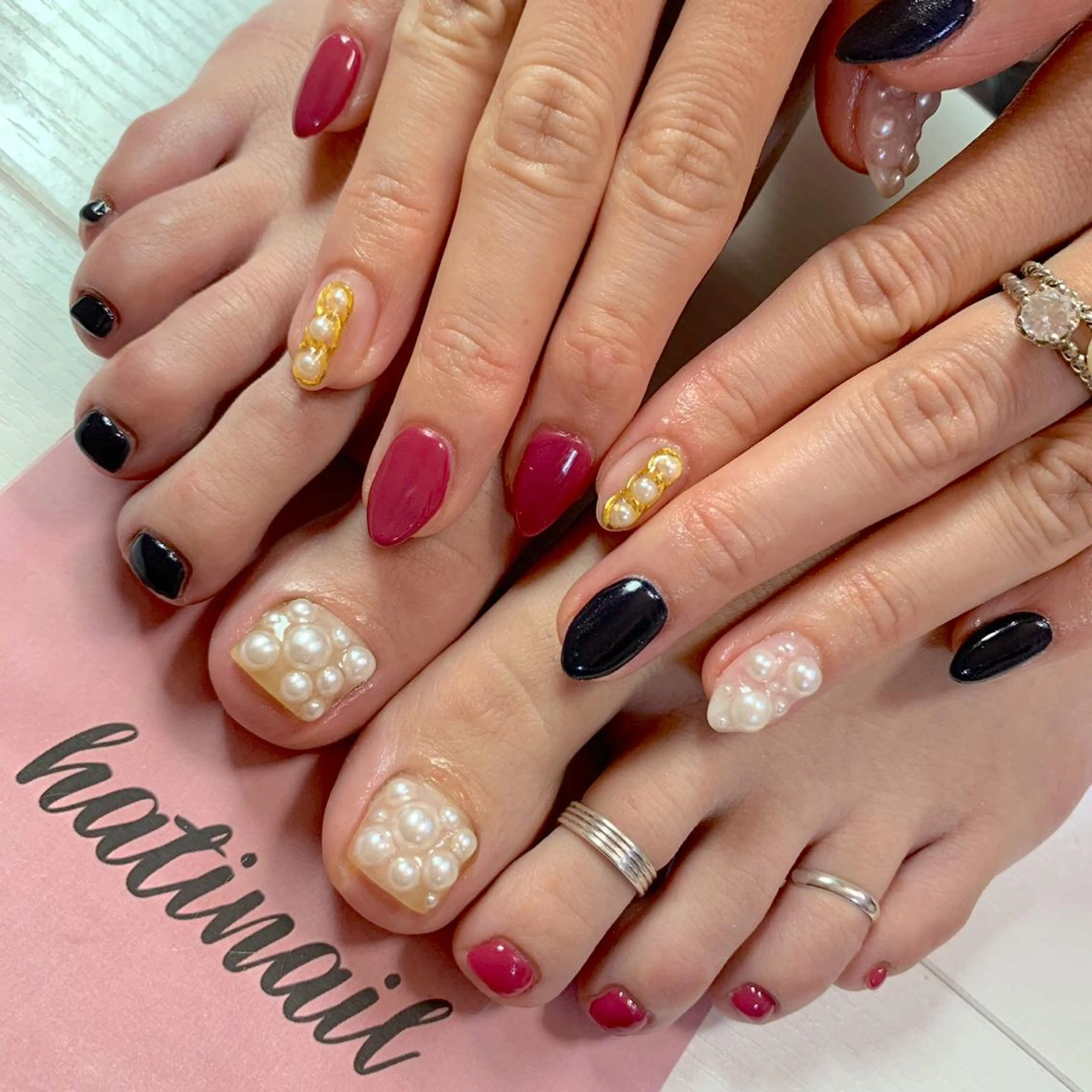 ネイル フットネイル 〜hatinail 〜のネイルデザイン