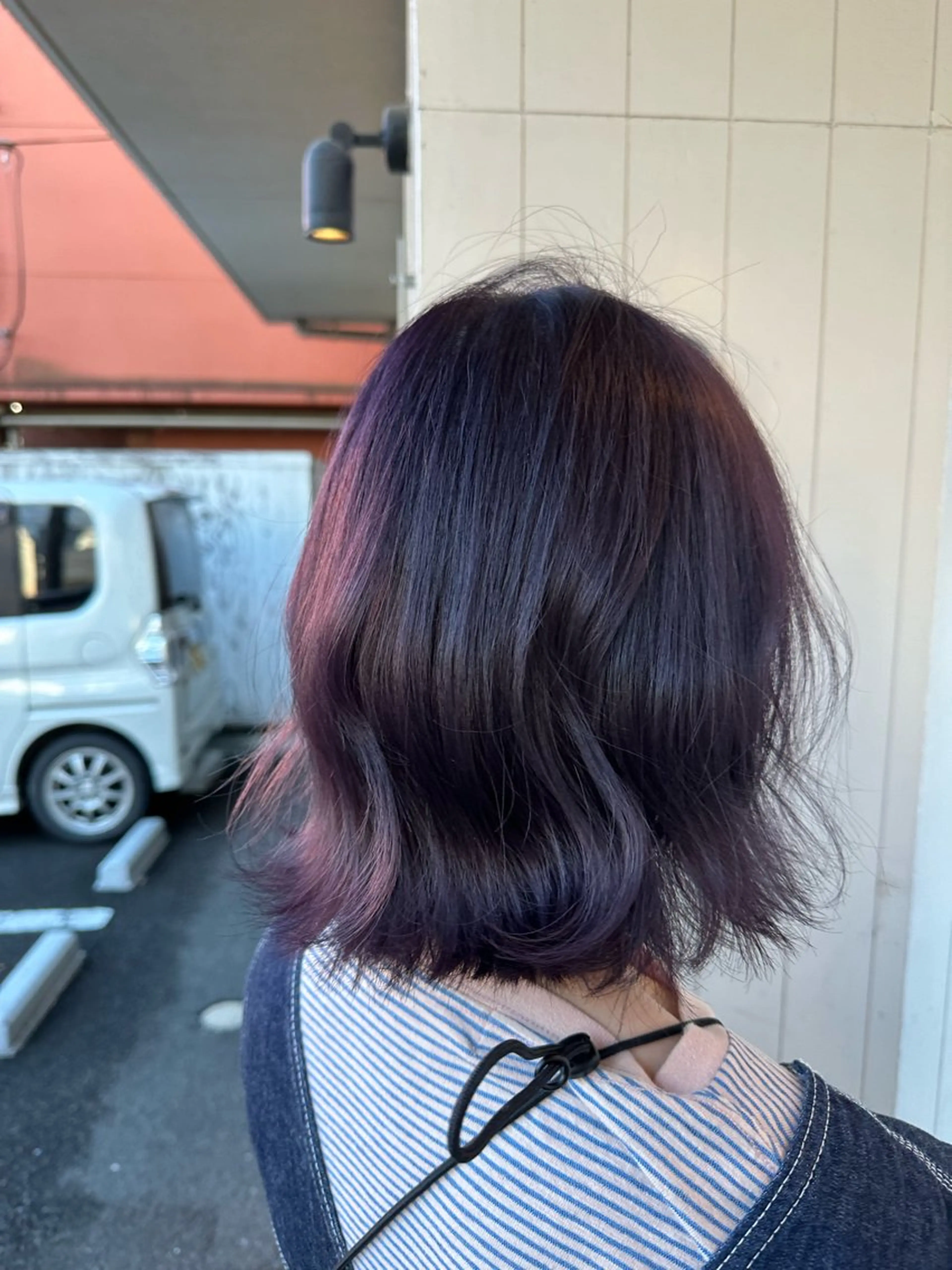 ミディアム カラー グレージュ ラベンダーカラー ラベンダーグレージュ ラベンダーグレー 東京 千駄ヶ谷🫧 hiyori🫧のヘアスタイル
