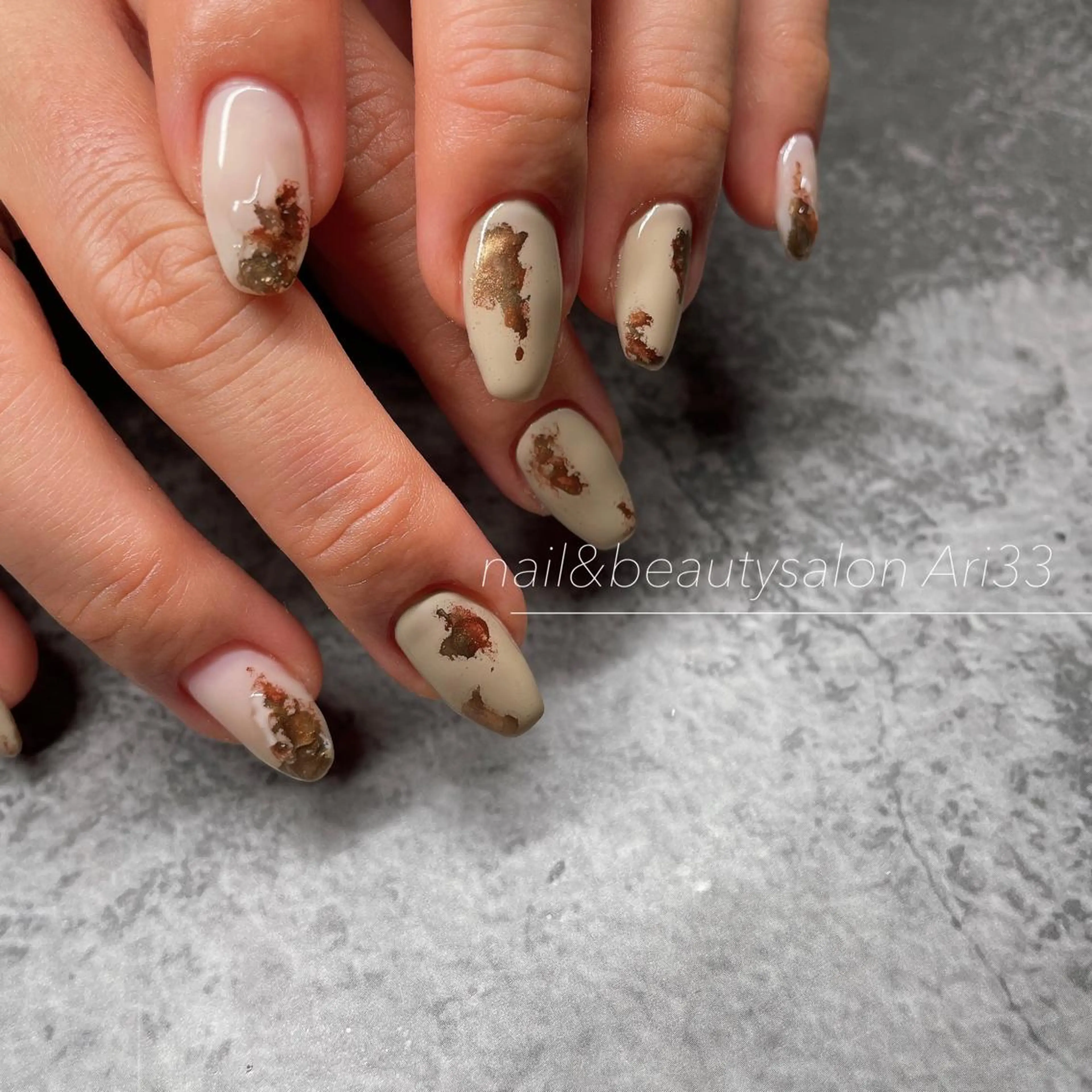 ネイル ハンドネイル プライベートサロン Ari33nailのネイルデザイン