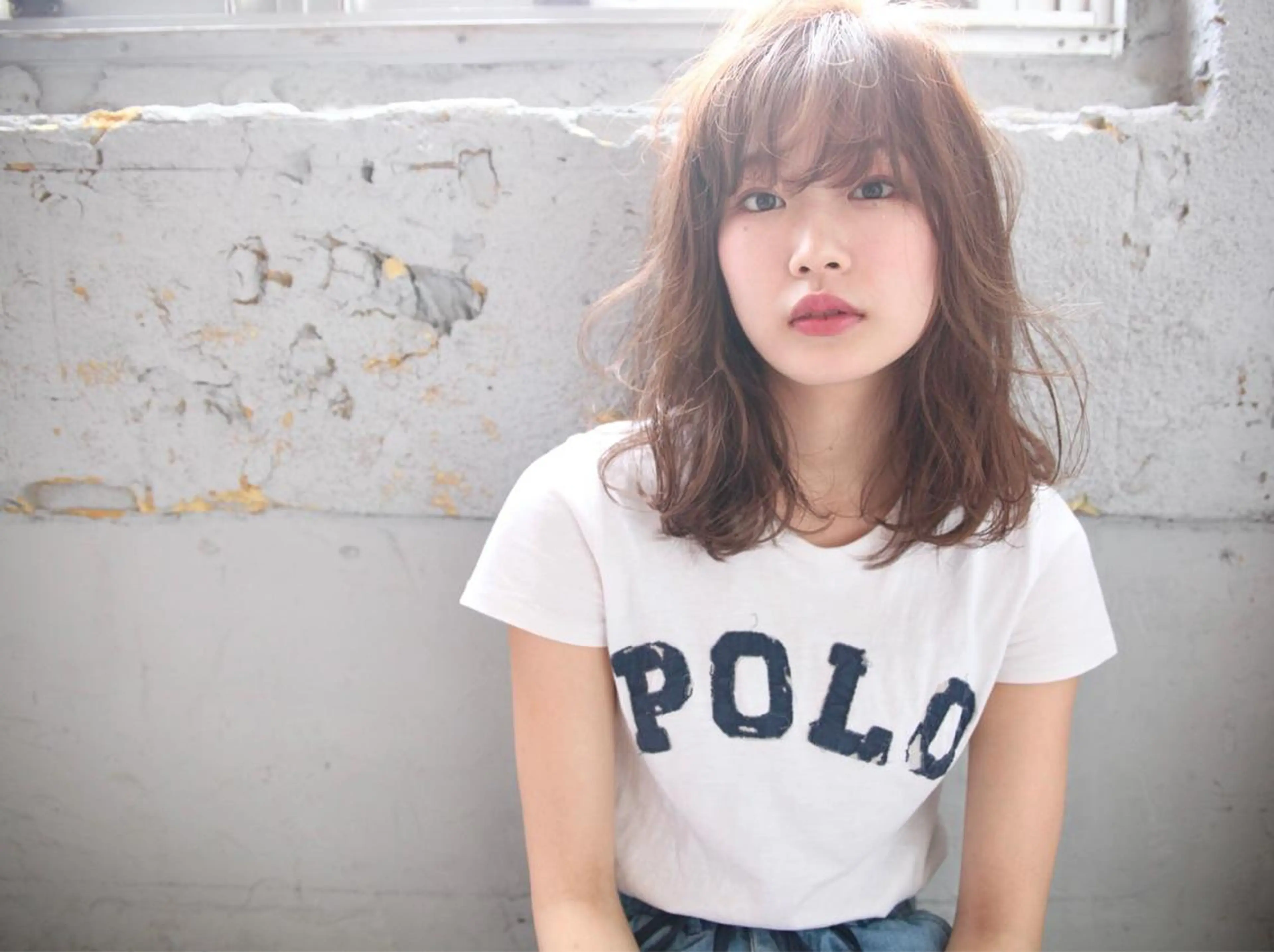 セミロング Trip 大名🌟 ブリーチ/髪質改善のヘアスタイル