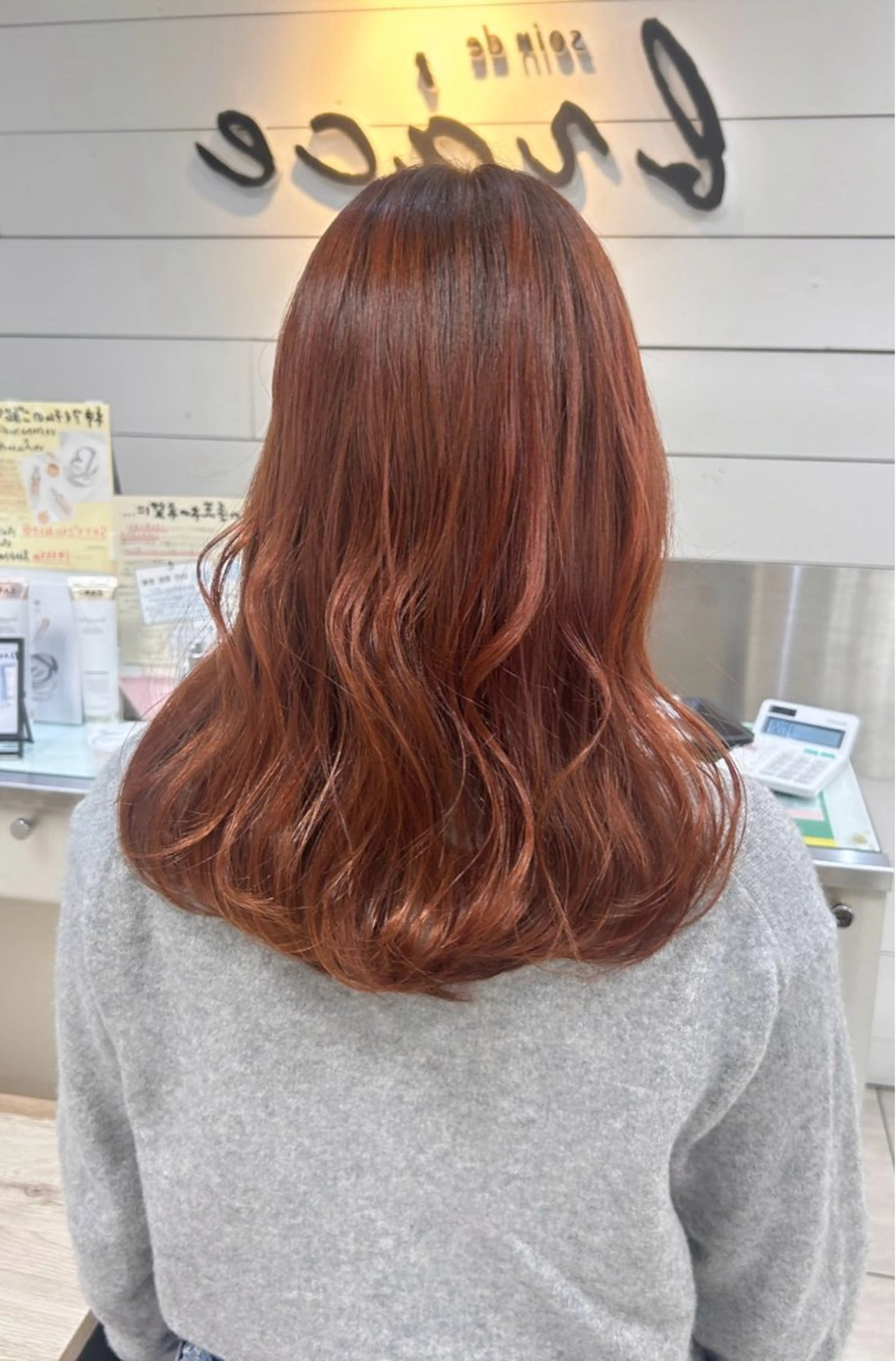 セミロング カット ヘアカラー 🫧艶髪カラー🫧 森本くるみのヘアスタイル