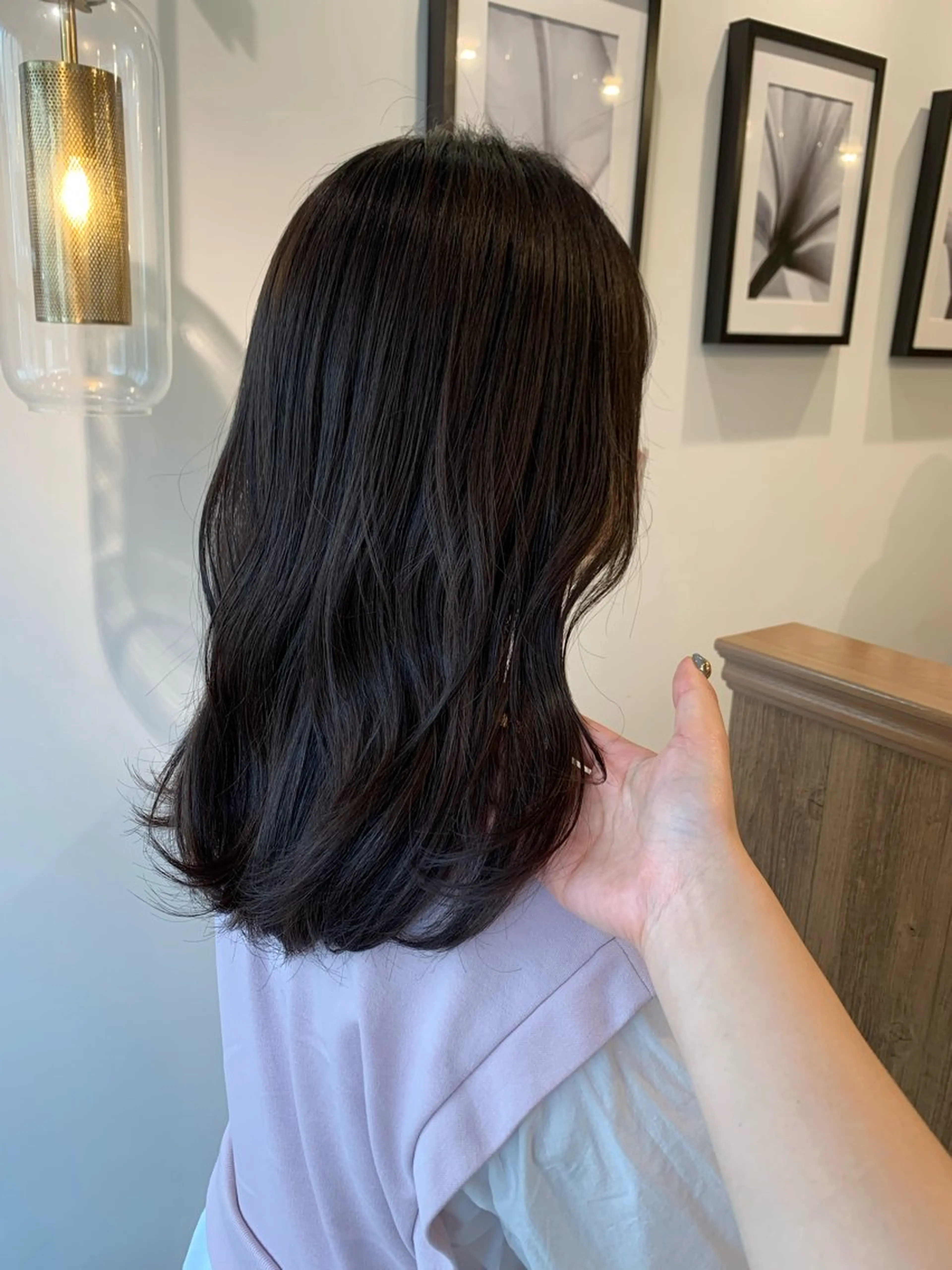 セミロング カラー 🍏Rio🍏 Color☆*。のヘアスタイル